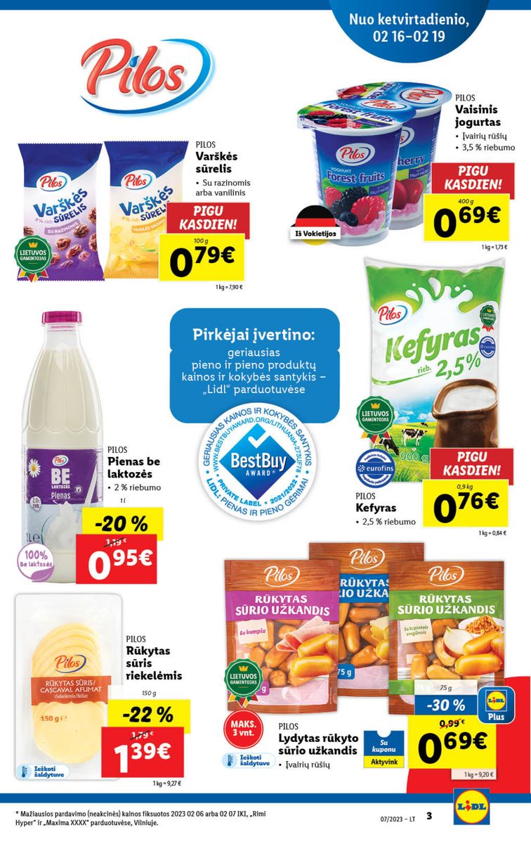 Naujausias LIDL kaininis katalogas 2023.02.13 - 2023.02.19 