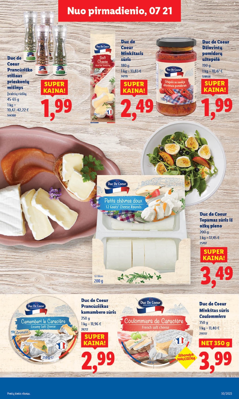 Naujausias LIDL kaininis katalogas 2025.07.21 - 2025.07.27