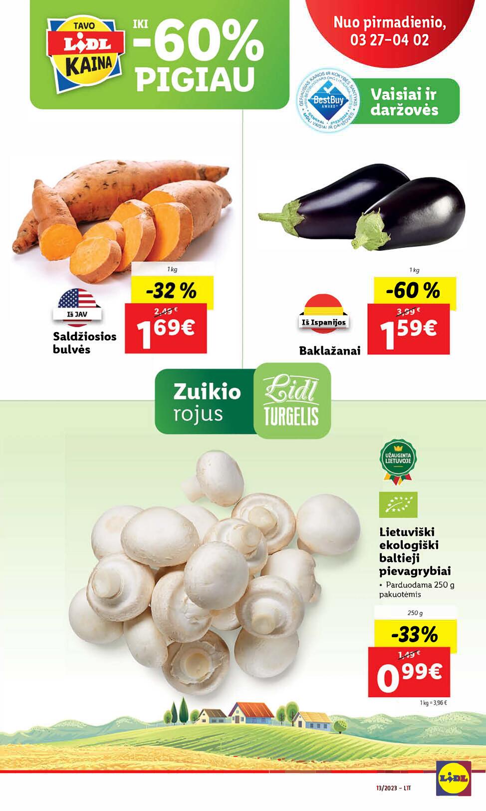 Naujausias LIDL kaininis katalogas 2023.03.16 - 2023.04.02
