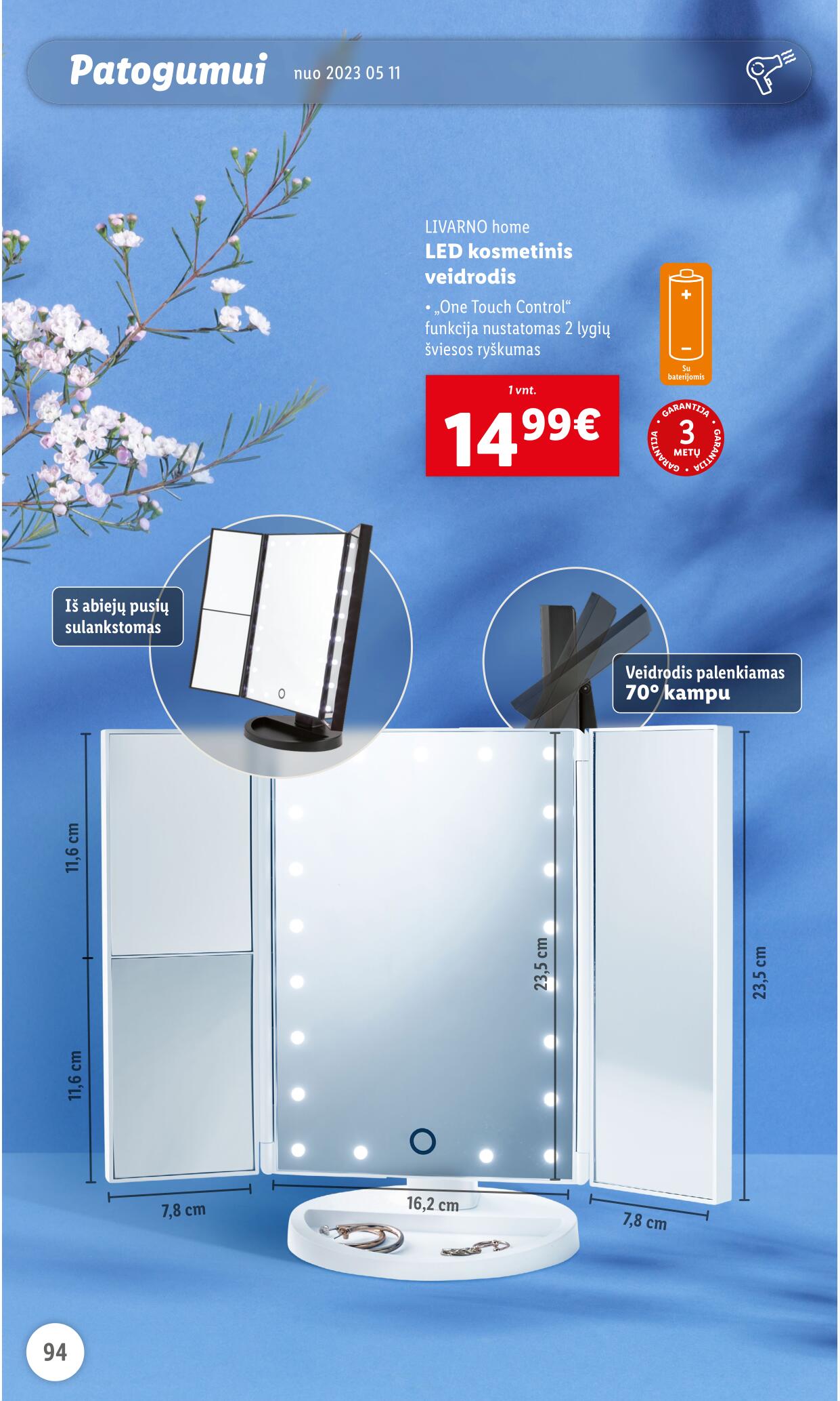 LIDL prekių katalogas "Grožio festivalis" galioja nuo 2023.05.01