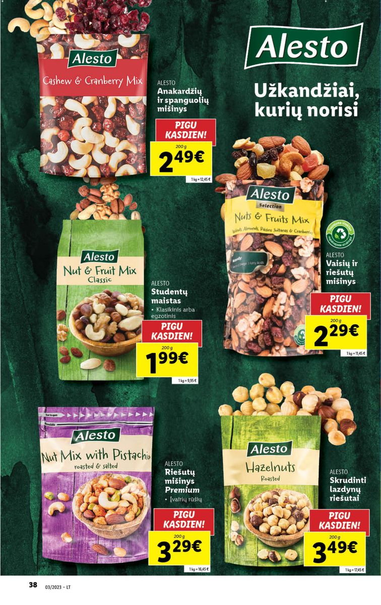 Naujausias LIDL kaininis katalogas 2023.01.16 - 2023.01.22