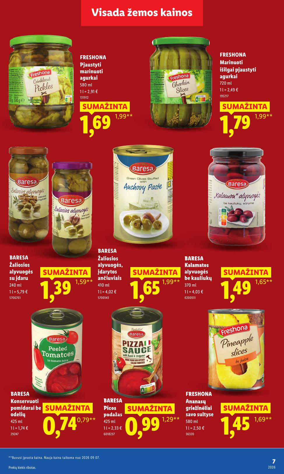 LIDL nuolaidų katalogas "Nr.1 Pažadas Jums"