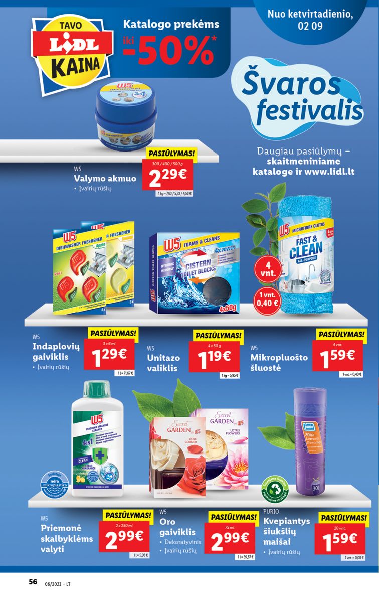 Naujausias LIDL kaininis katalogas 2023.02.06 - 2023.02.12