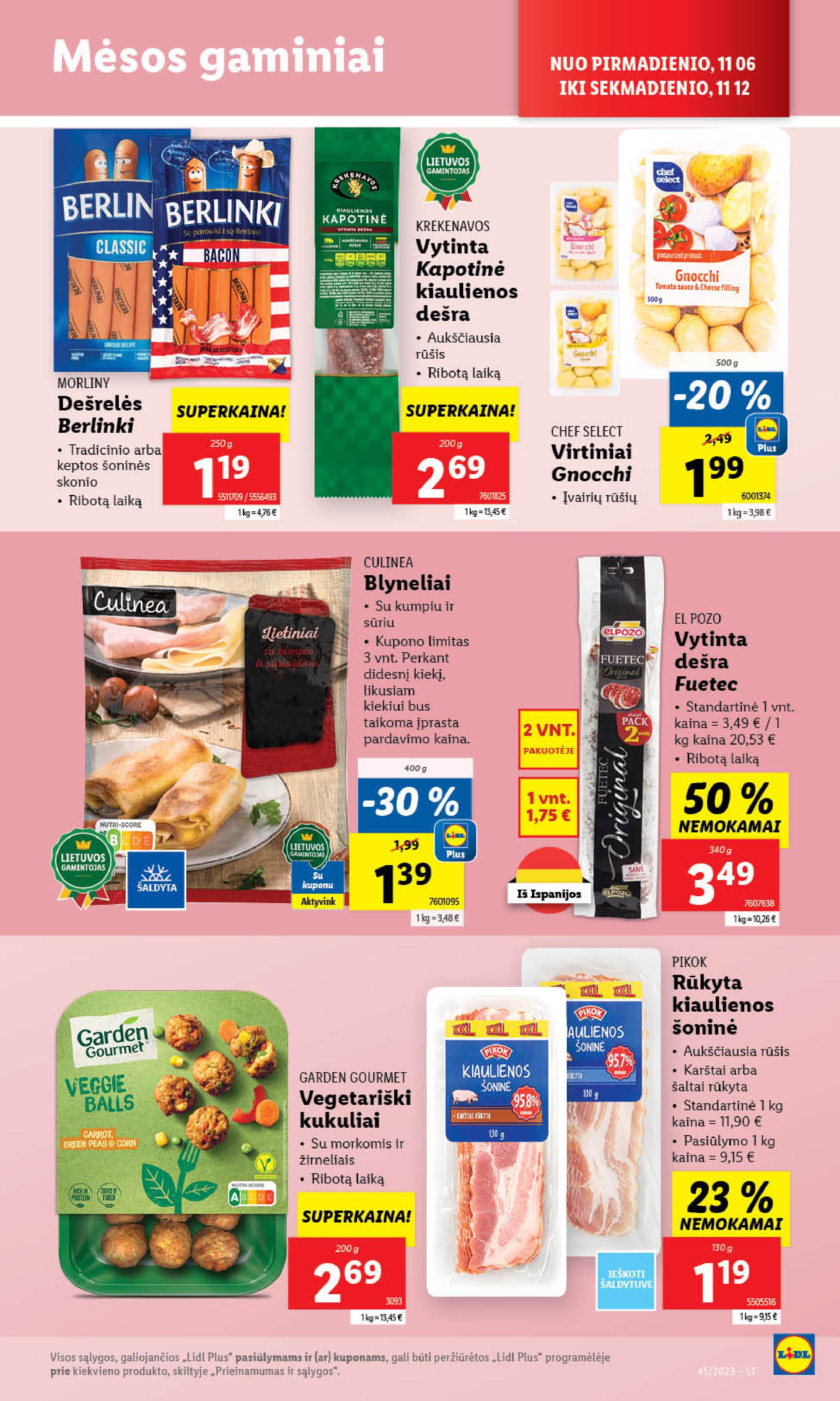 Naujausias LIDL kaininis katalogas 2023.11.06 - 2023.11.12