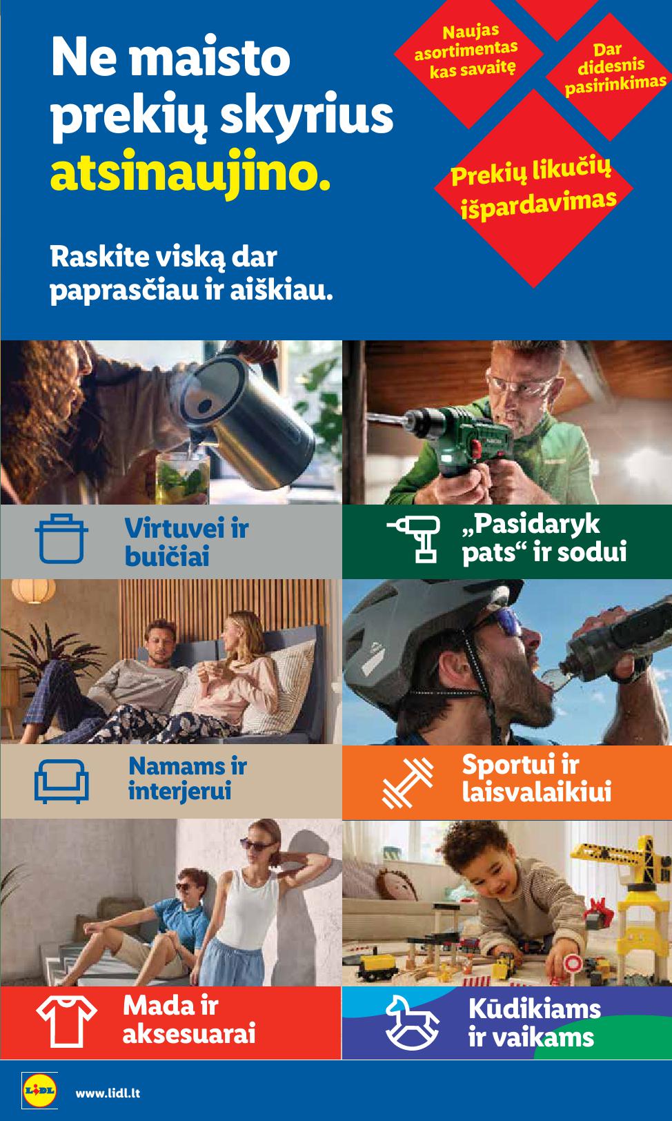 LIDL ne maisto prekių leidinys 2026.07.20 - 2026.07.26