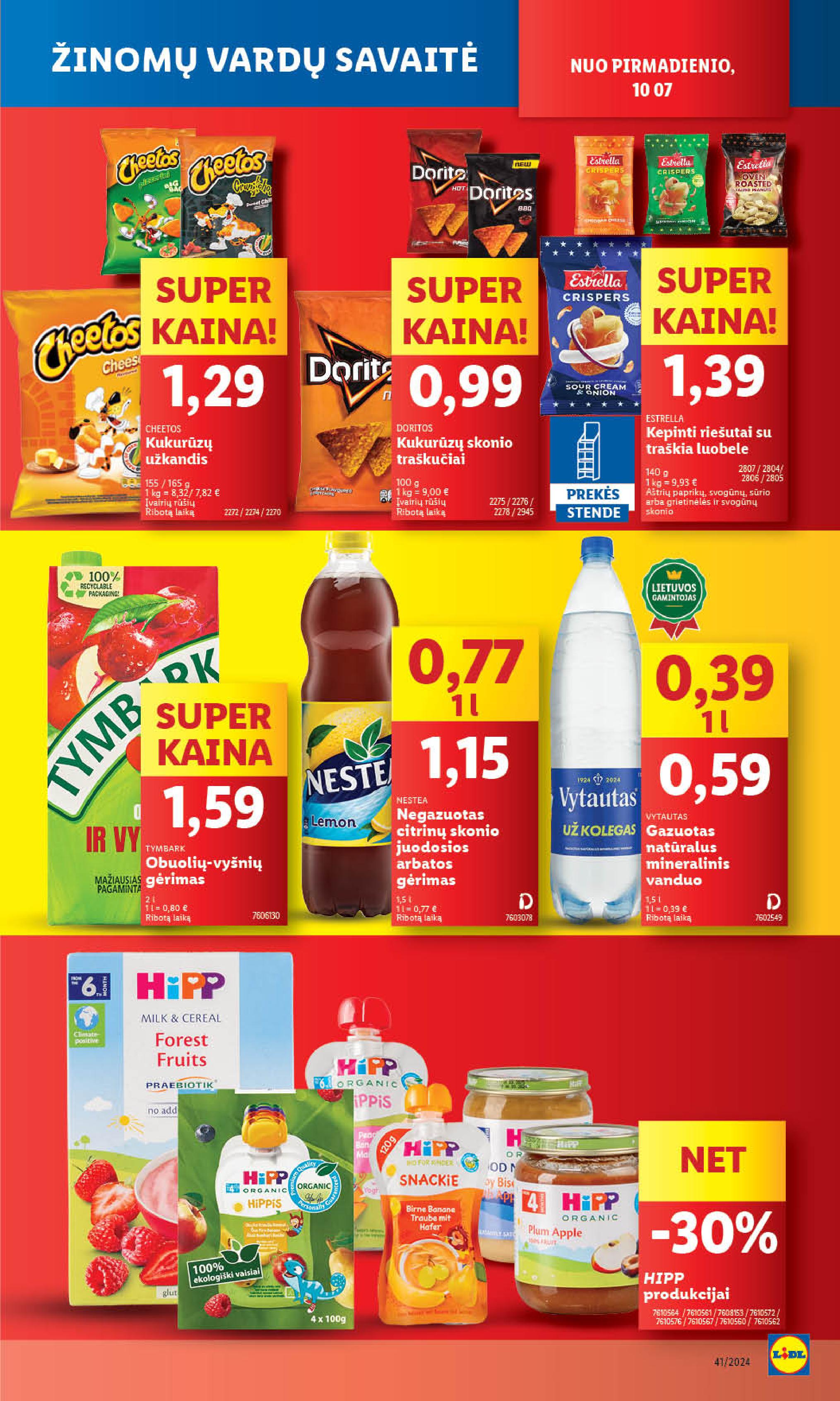Naujausias LIDL kaininis katalogas 2024.10.07 - 2024.10.13