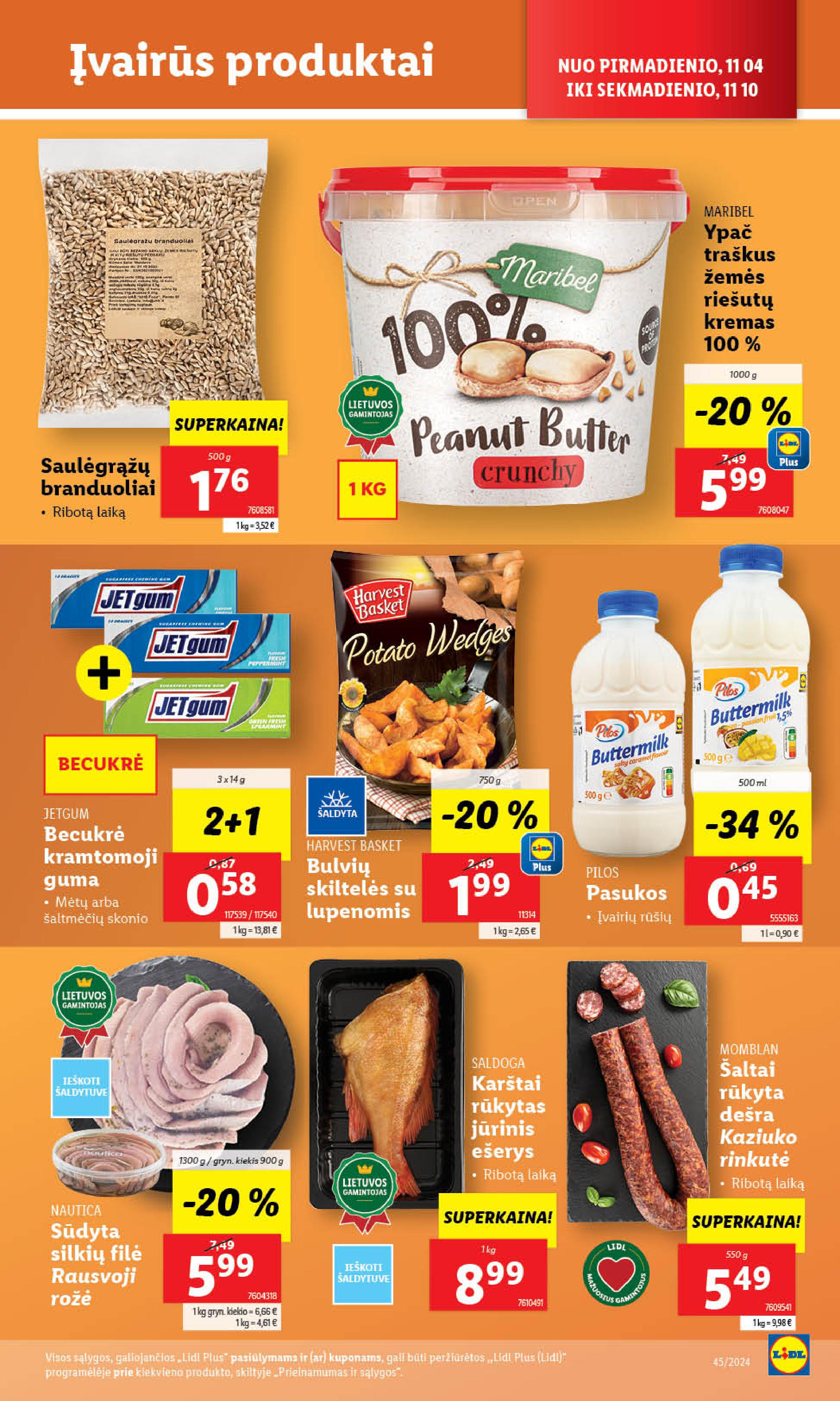 Naujausias LIDL kaininis katalogas 2024.11.04 - 2024.11.10