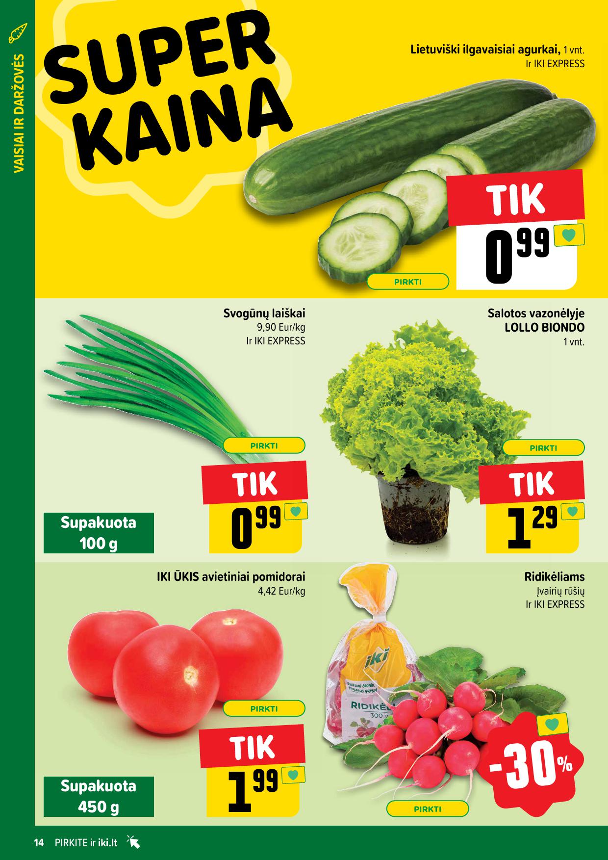 Naujausias IKI kaininis katalogas 2024.03.25 - 2024.03.30