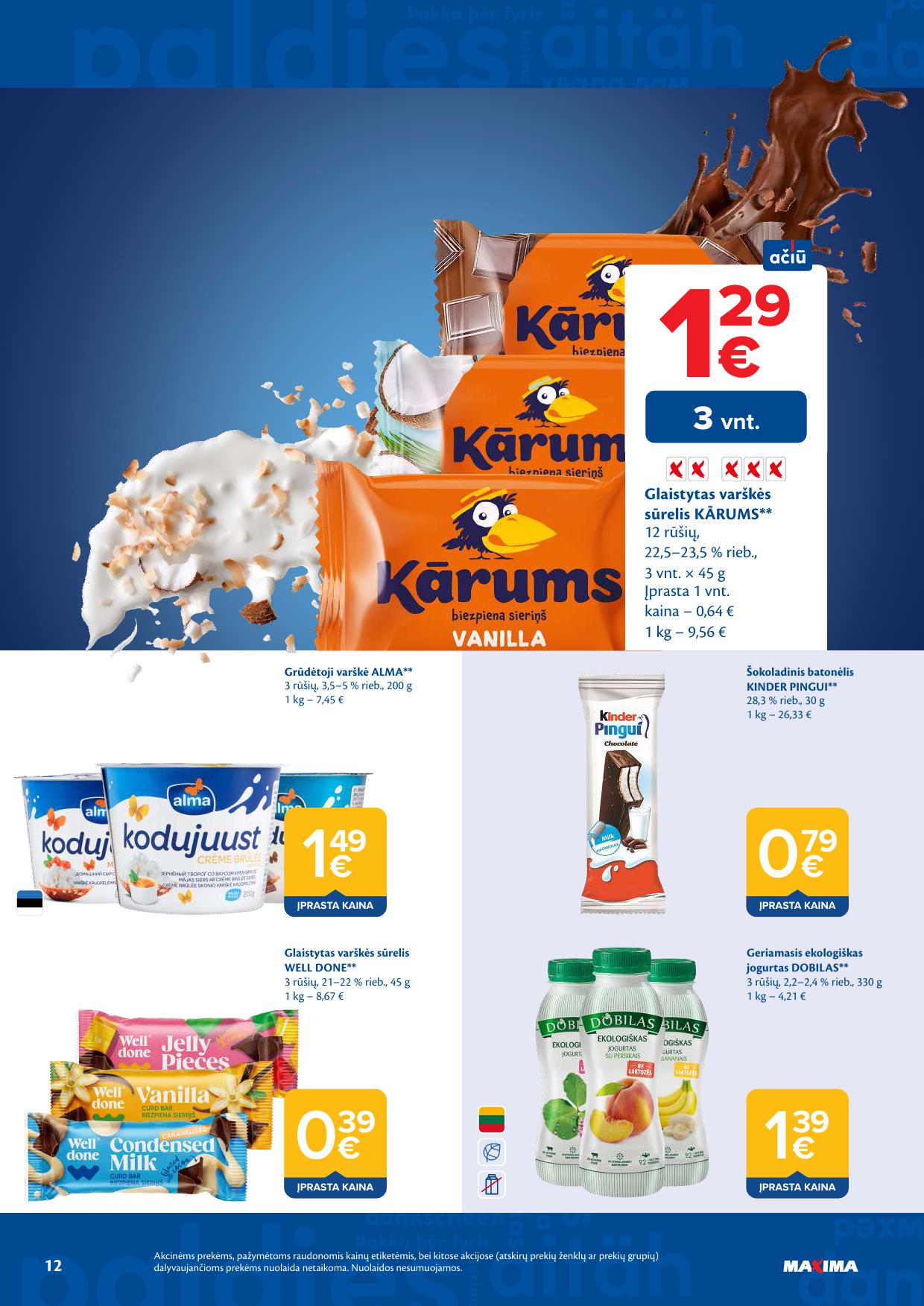 Naujausias MAXIMA kaininis katalogas 2026.04.21 - 2026.04.27