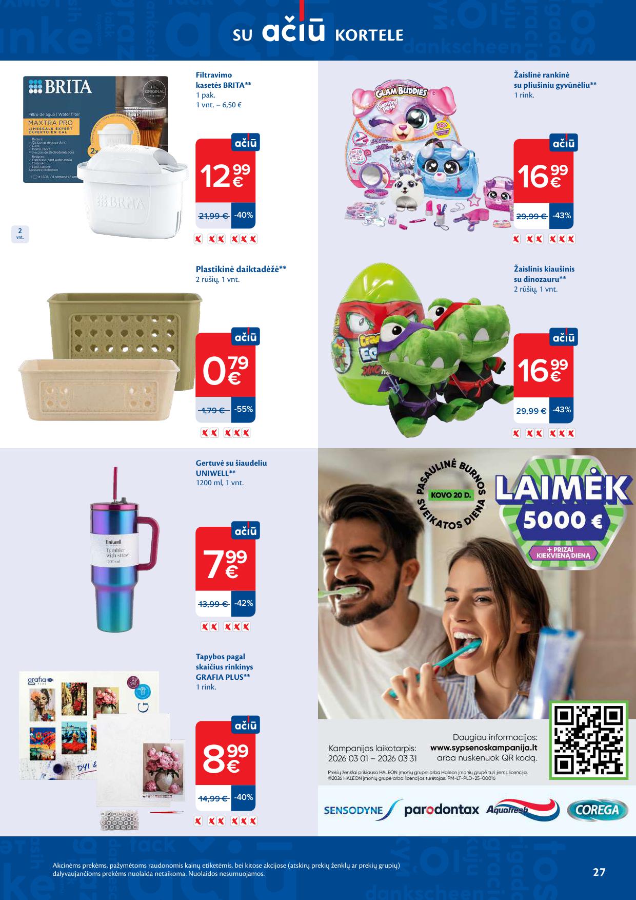 MAXIMA akcijų ir nuolaidų leidinys Nr.10 2026.03.03 - 2026.03.09