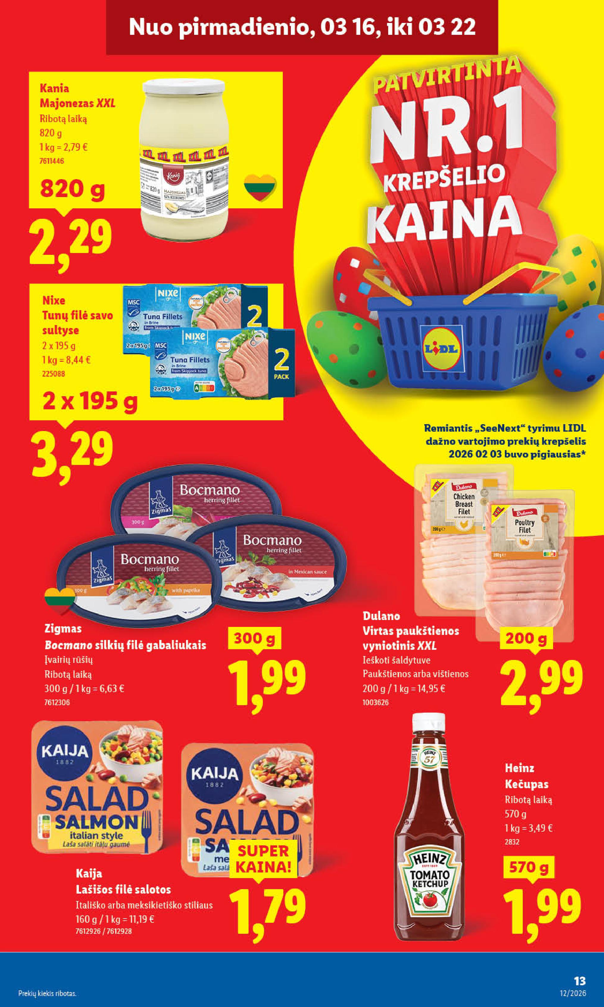 Naujausias LIDL kaininis katalogas 2026.03.16 - 2026.03.22