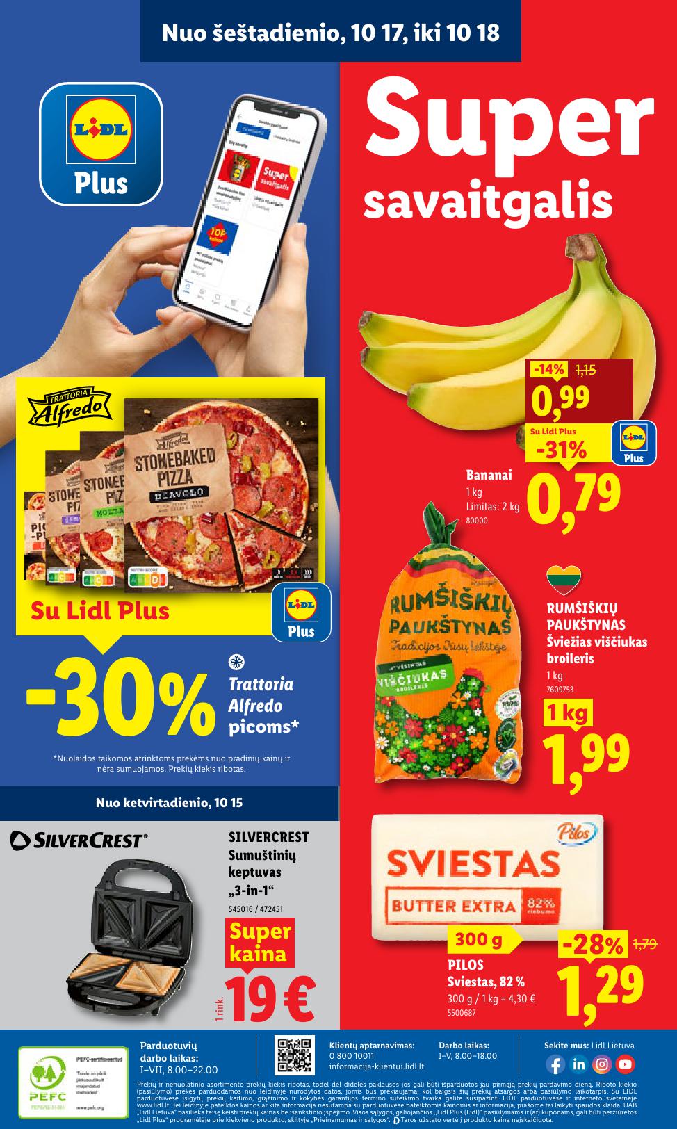 Naujausias LIDL kaininis katalogas 2026.10.12 - 2026.10.18