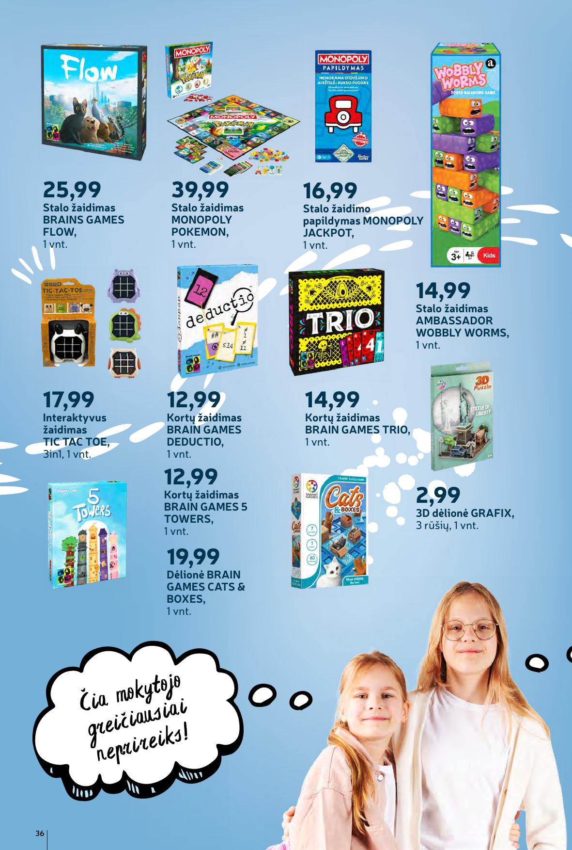 RIMI nuolaidų katalogas "Atgal į mokyklą !" galioja 2025.07.29 - 2025.09.08