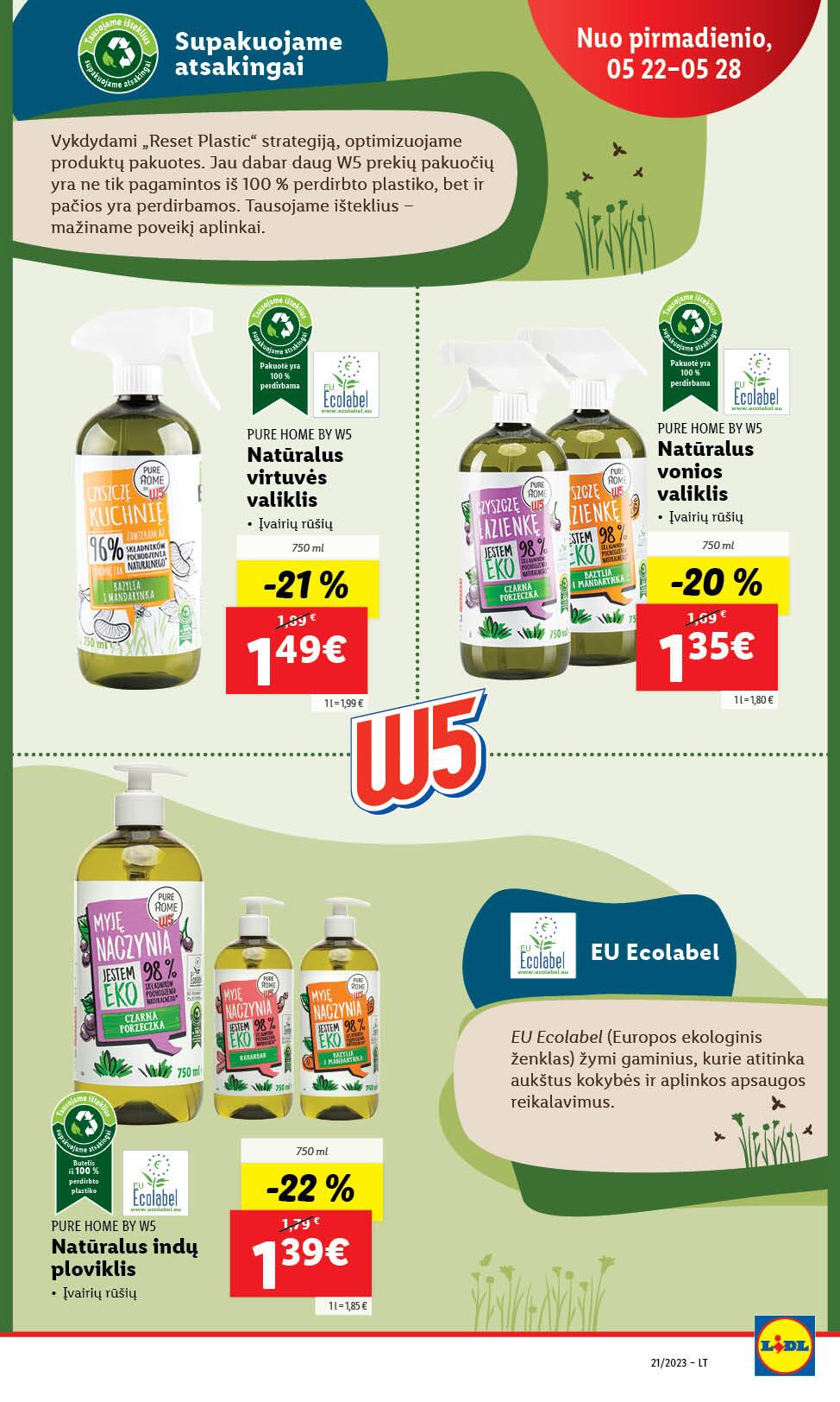 Naujausias LIDL kaininis katalogas 2023.05.22 - 2023.05.28