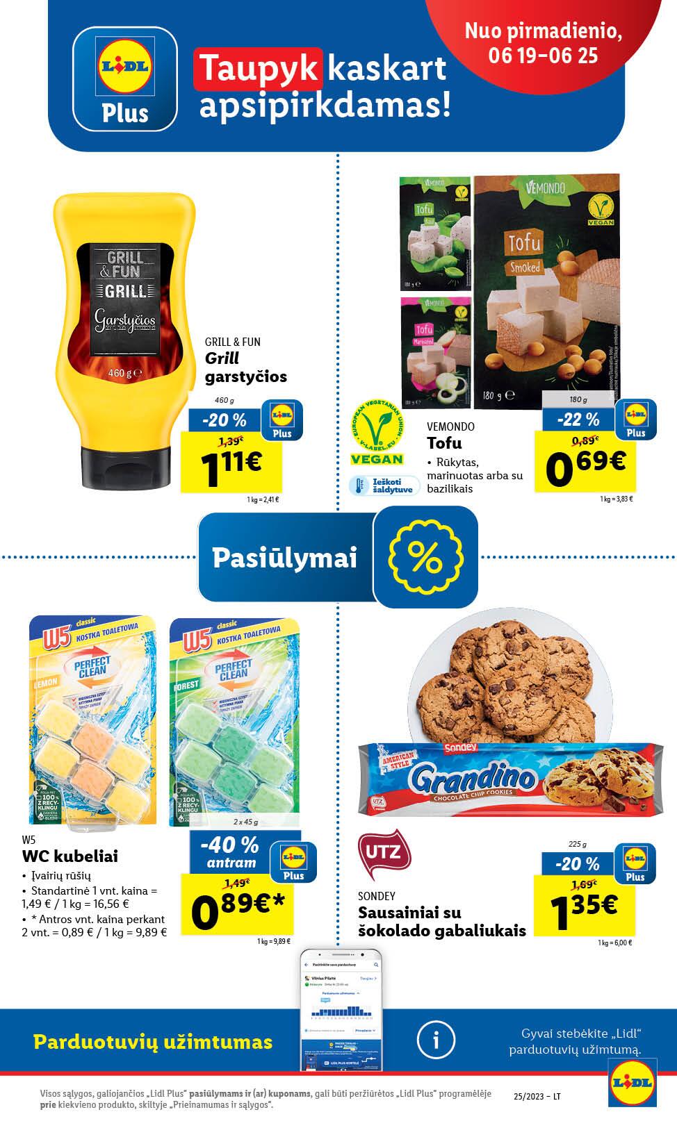 Naujausias LIDL kaininis katalogas 2023.06.19 - 2023.06.25