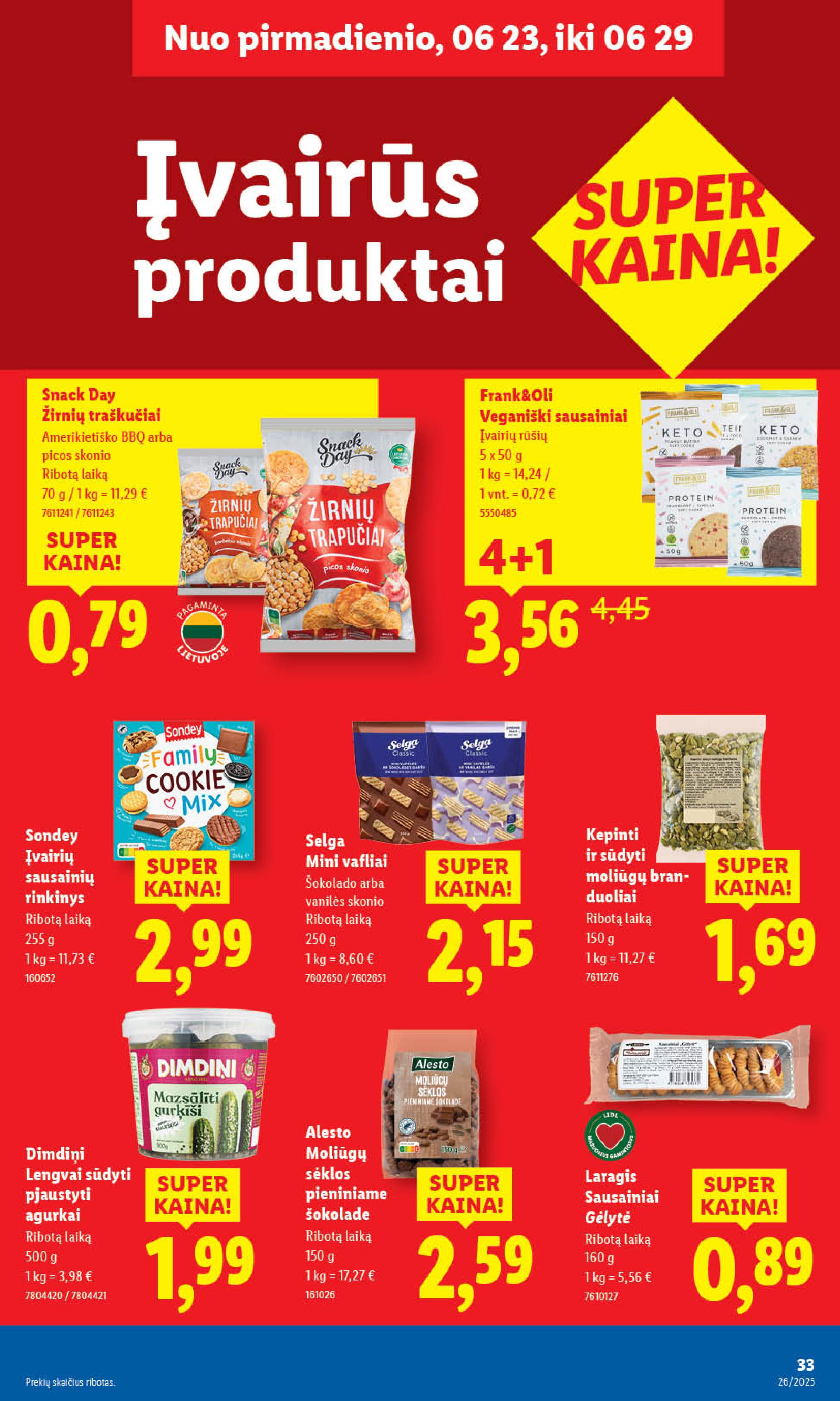 Naujausias LIDL kaininis katalogas 2025.06.23 - 2025.06.29