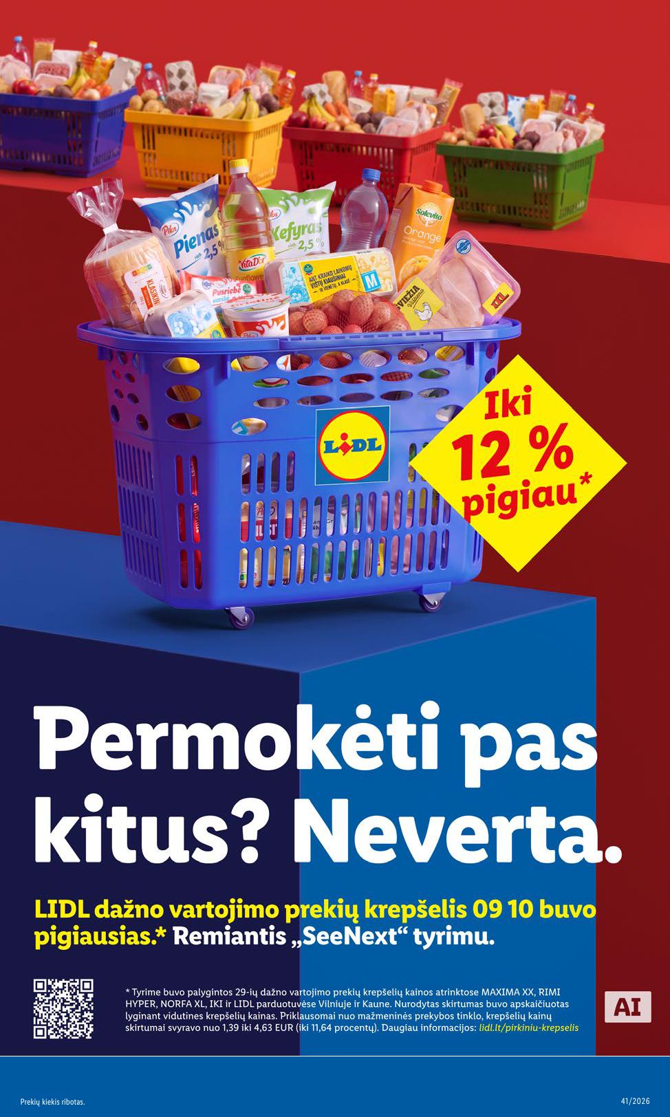 Naujausias LIDL kaininis katalogas 2026.10.05 - 2026.10.11