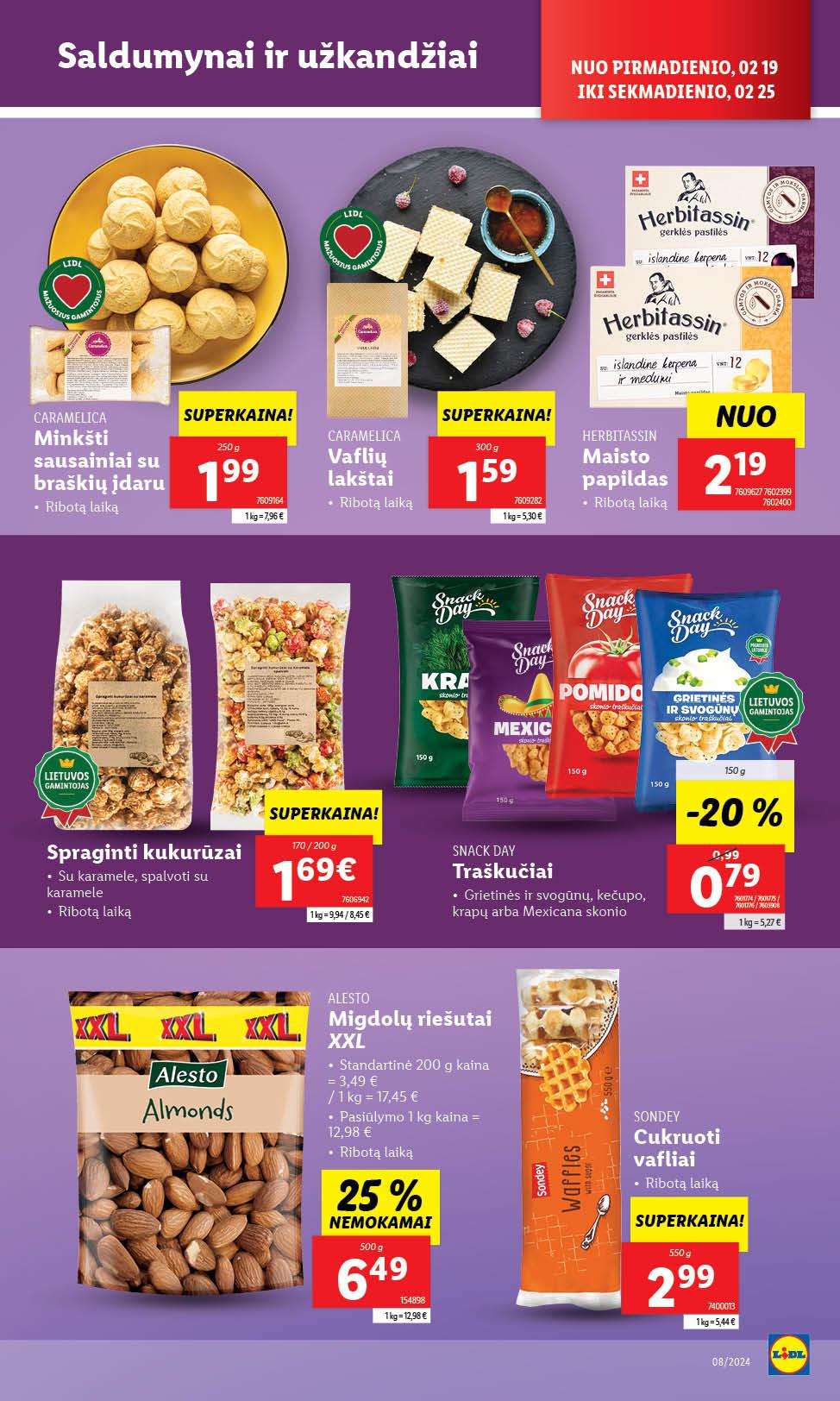 Naujausias LIDL kaininis katalogas 2024.02.19 - 2024.02.25