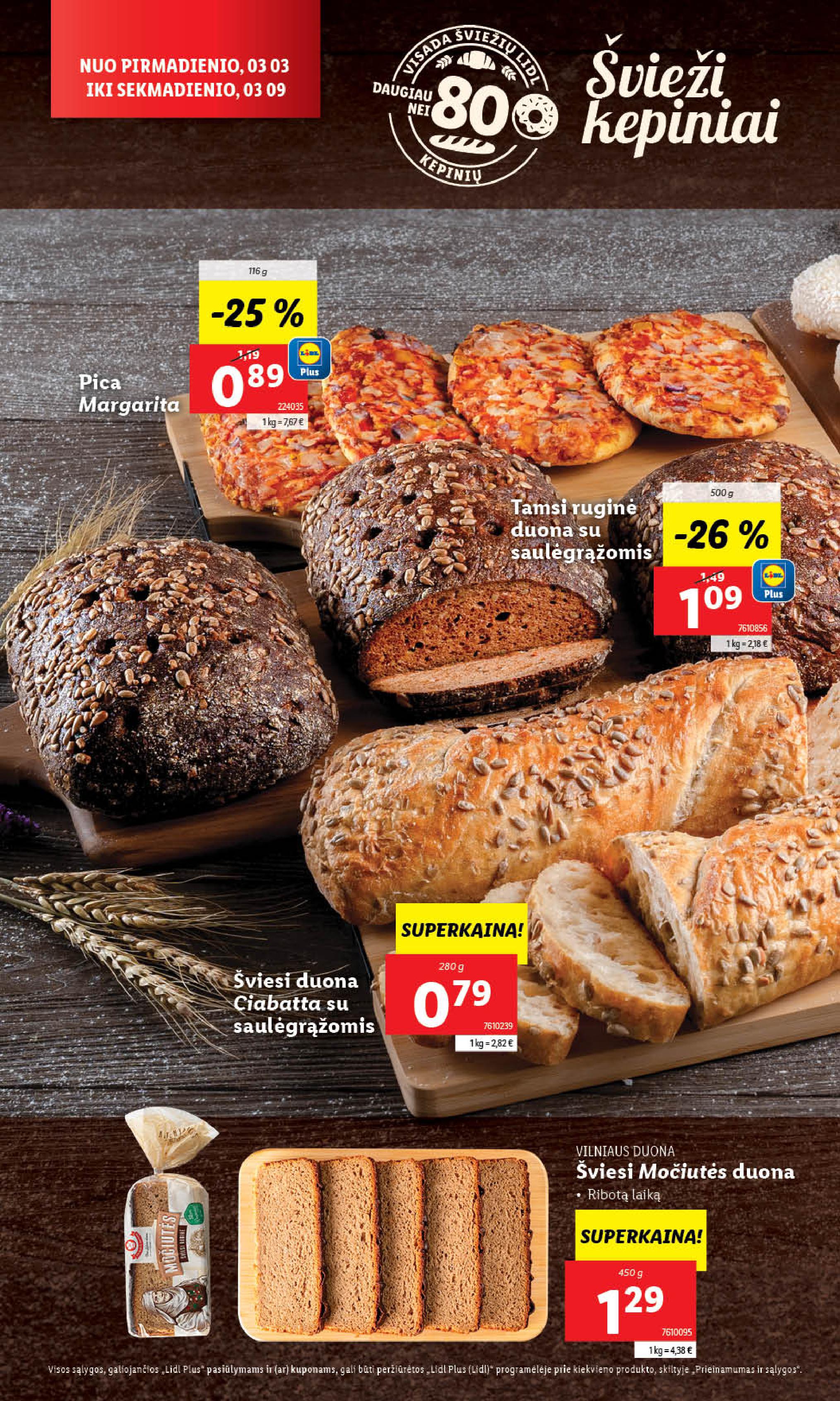 Naujausias LIDL kaininis katalogas 2025.03.03 - 2025.03.09