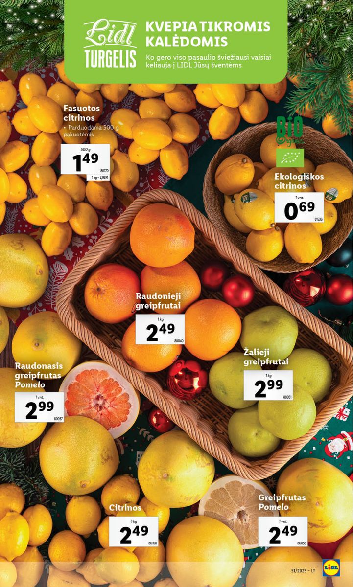 Naujausias LIDL kaininis katalogas 2023.12.18 - 2023.12.24