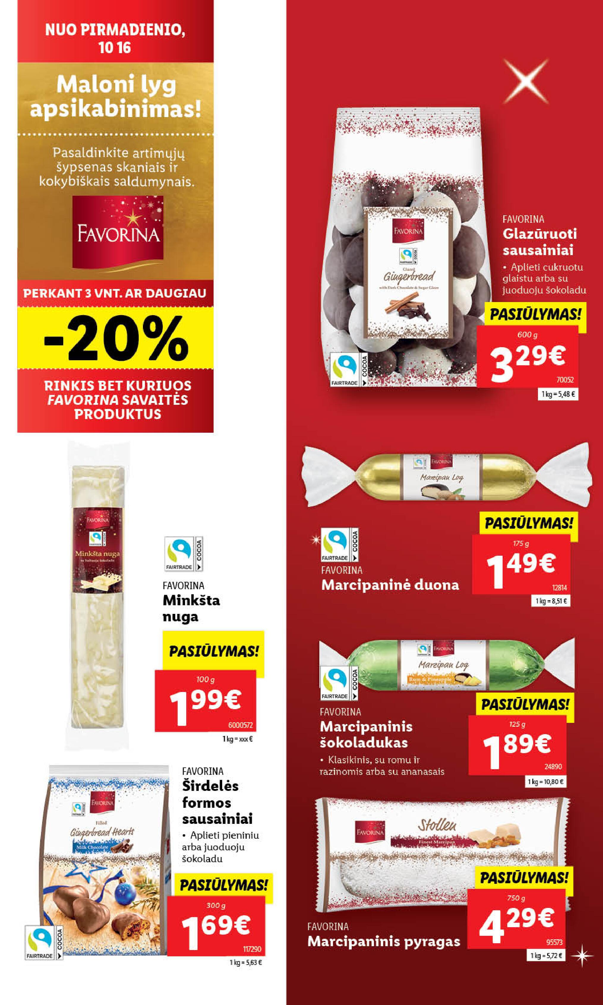 Naujausias LIDL kaininis katalogas 2023.10.16 - 2023.10.22