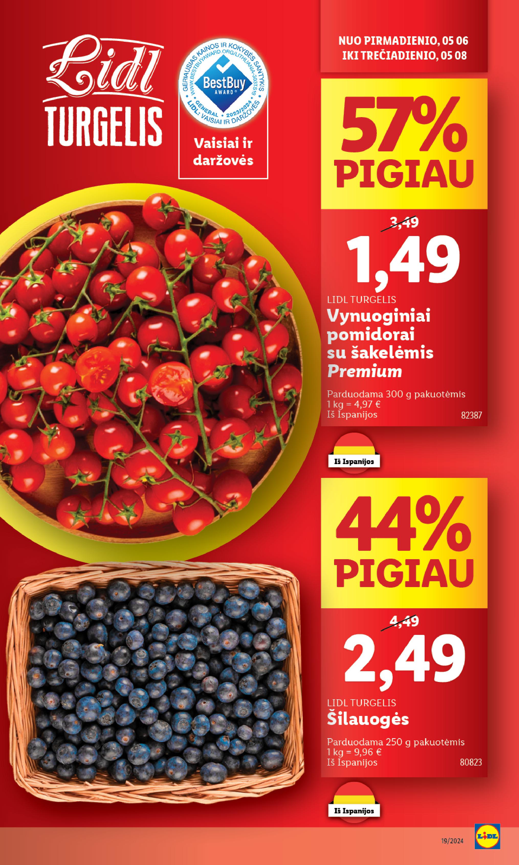 Naujausias LIDL kaininis katalogas 2024.05.06 - 2024.05.12