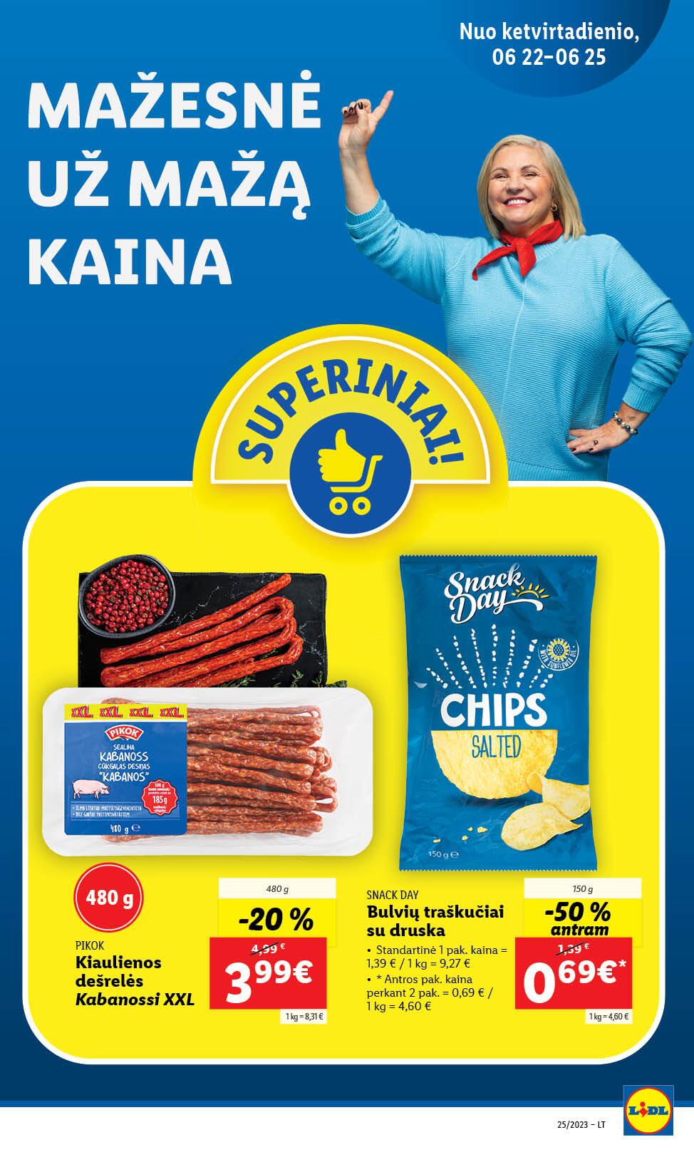 Naujausias LIDL kaininis katalogas 2023.06.19 - 2023.06.25