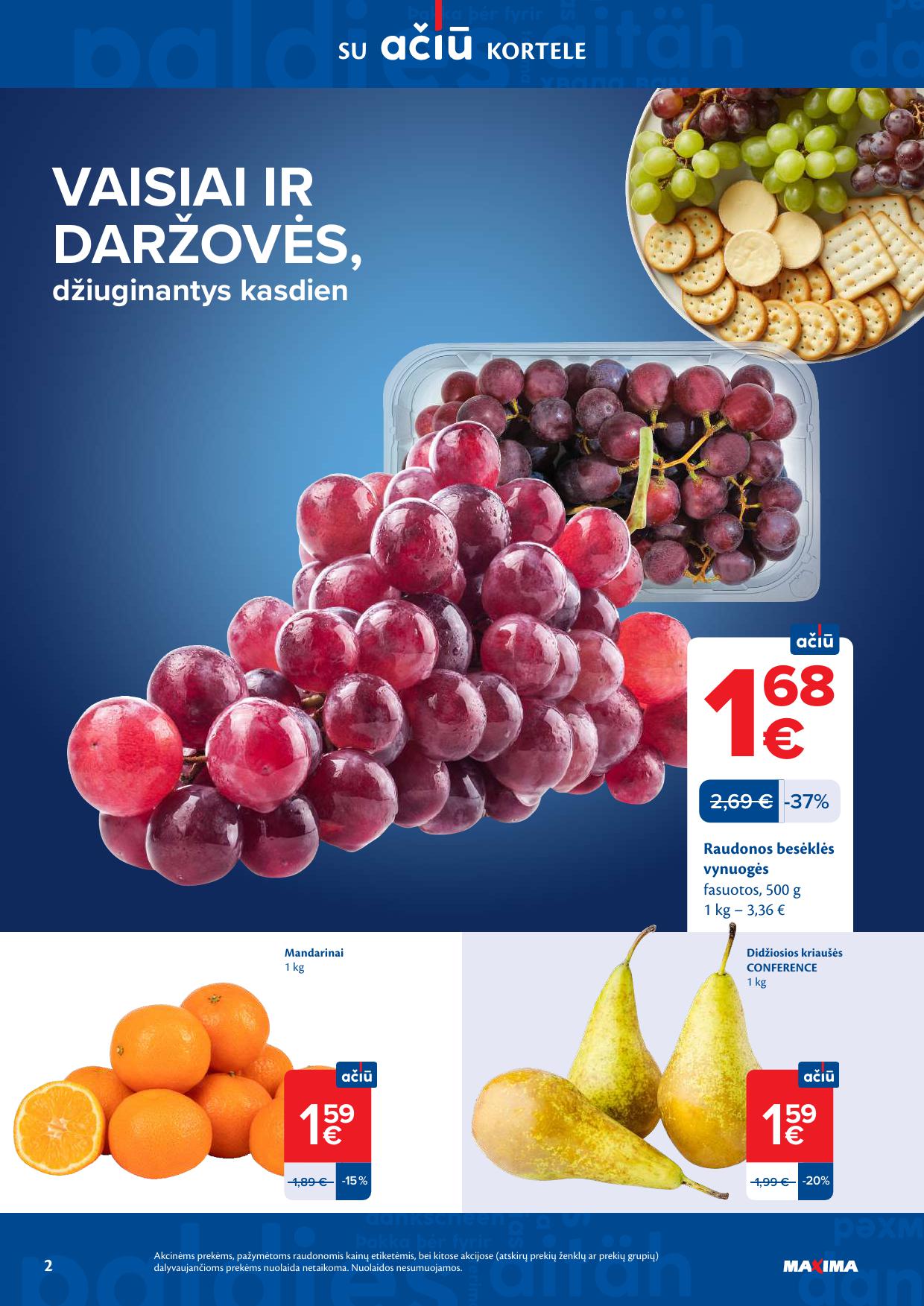 Naujausias MAXIMA kaininis katalogas 2026.03.10 - 2026.03.16