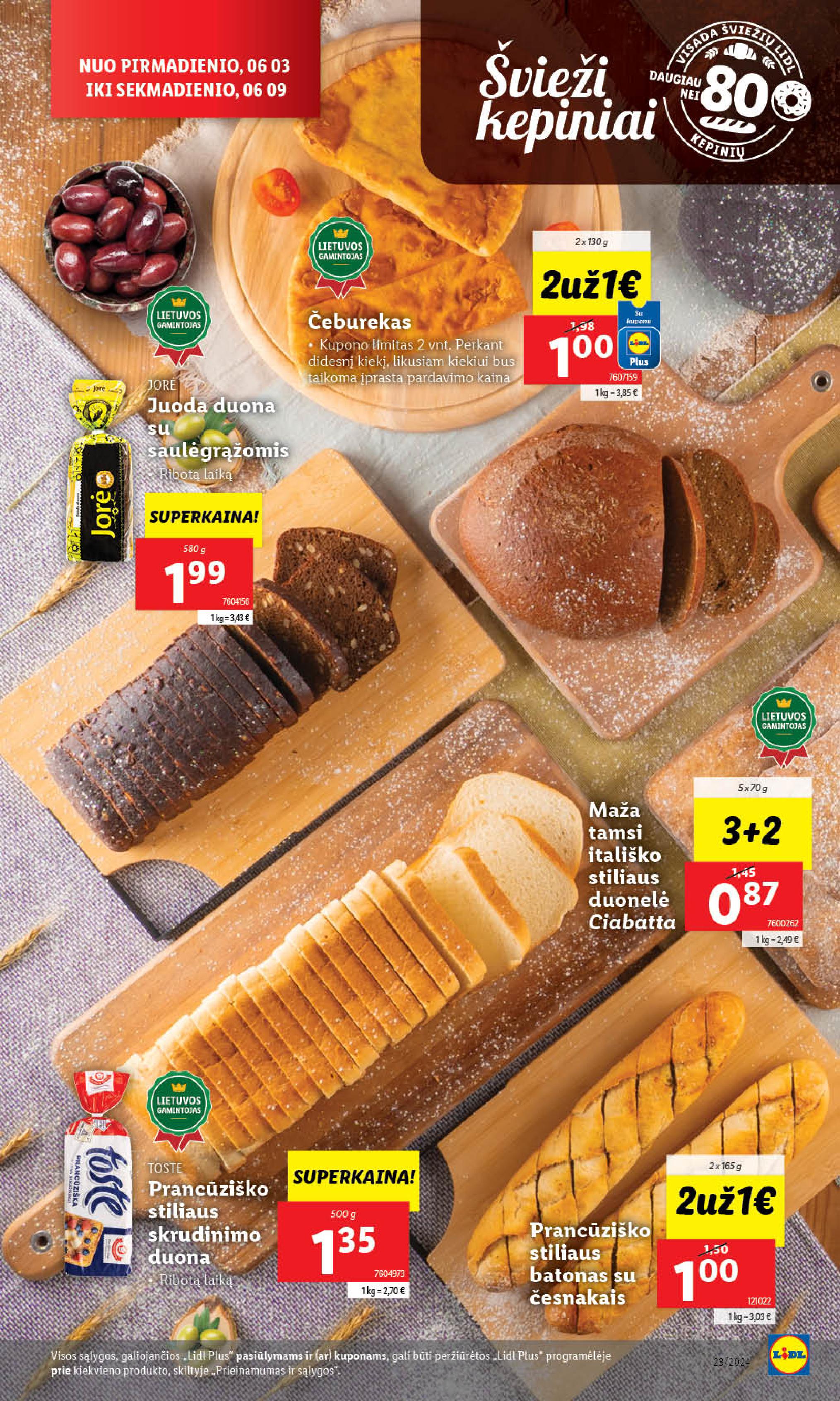 Naujausias LIDL kaininis katalogas 2024.06.03 - 2024.06.09