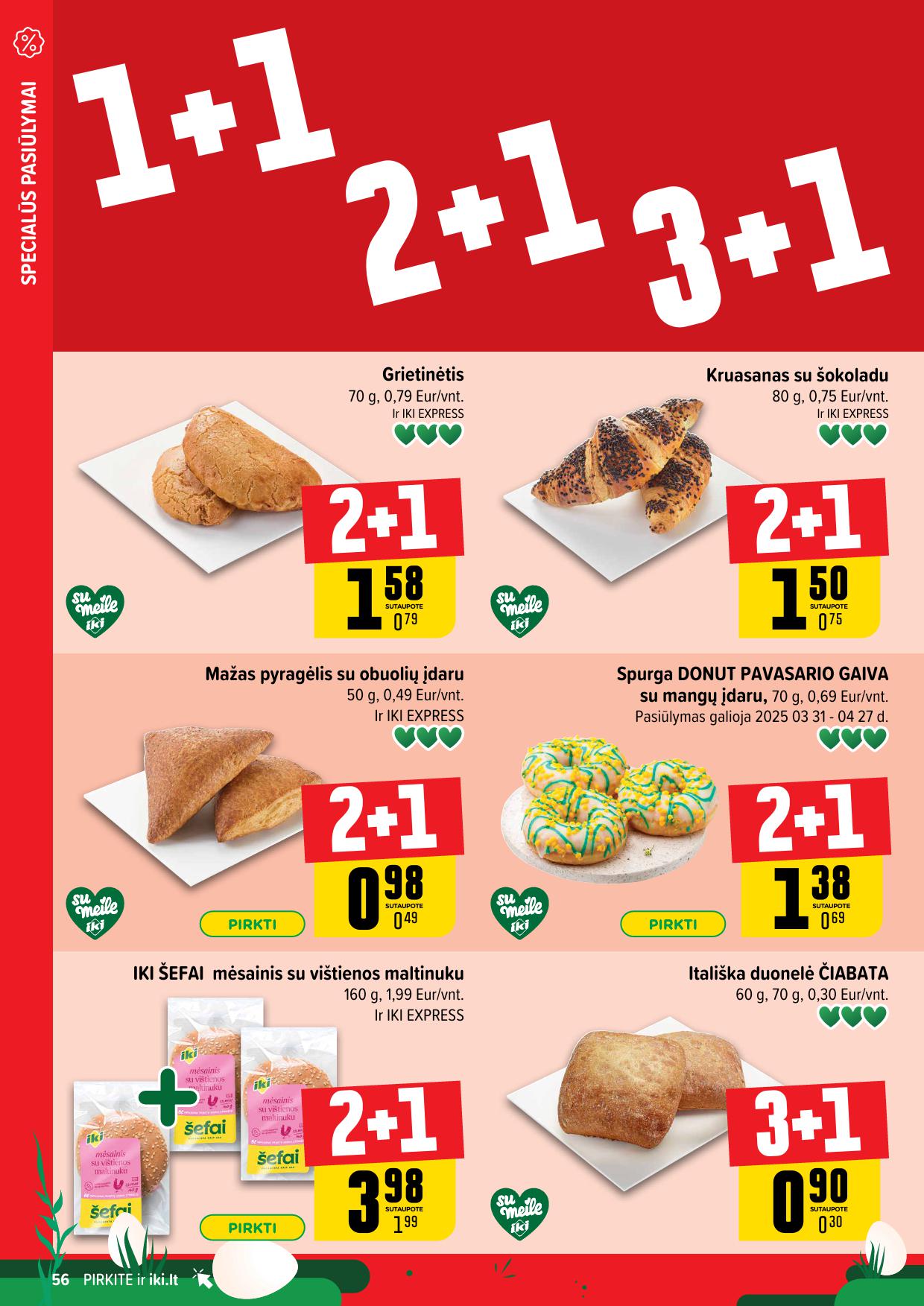 IKI SAVAITĖLĖ akcijų ir nuolaidų leidinys Nr.15 2025.04.07 - 2025.04.13