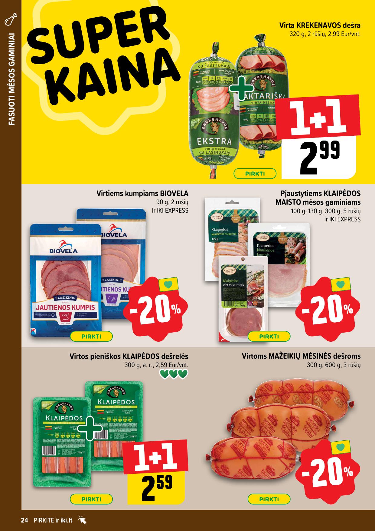 Naujausias IKI kaininis katalogas 2025.02.24 - 2025.03.02