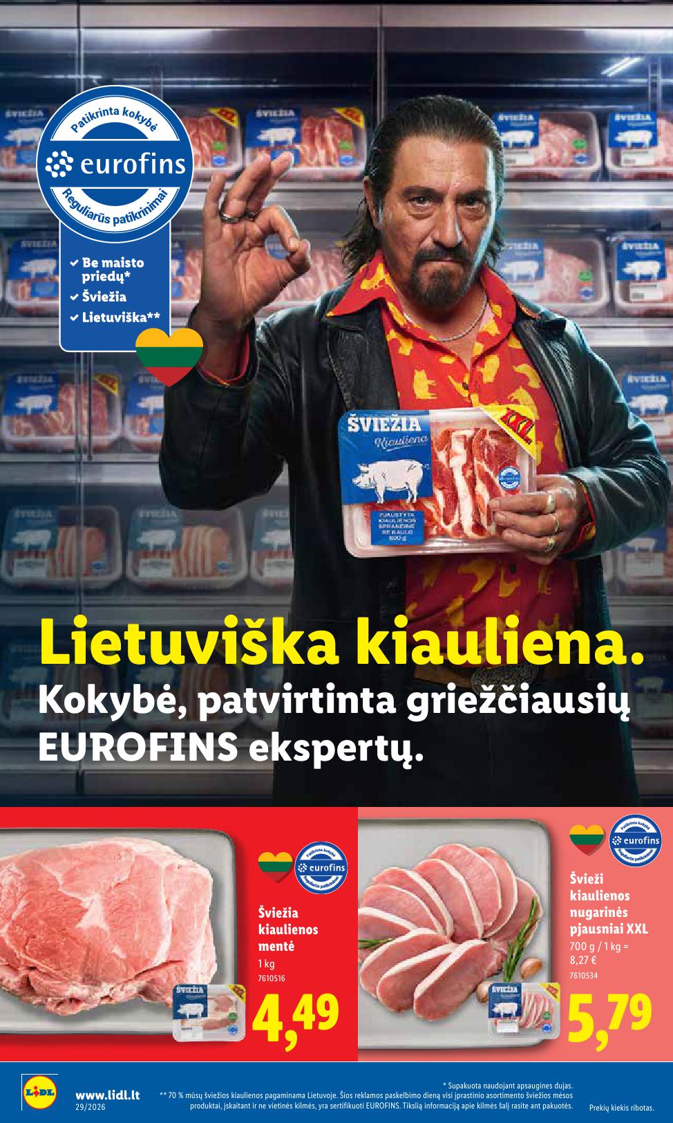 Naujausias LIDL kaininis katalogas 2026.07.13 - 2026.07.19