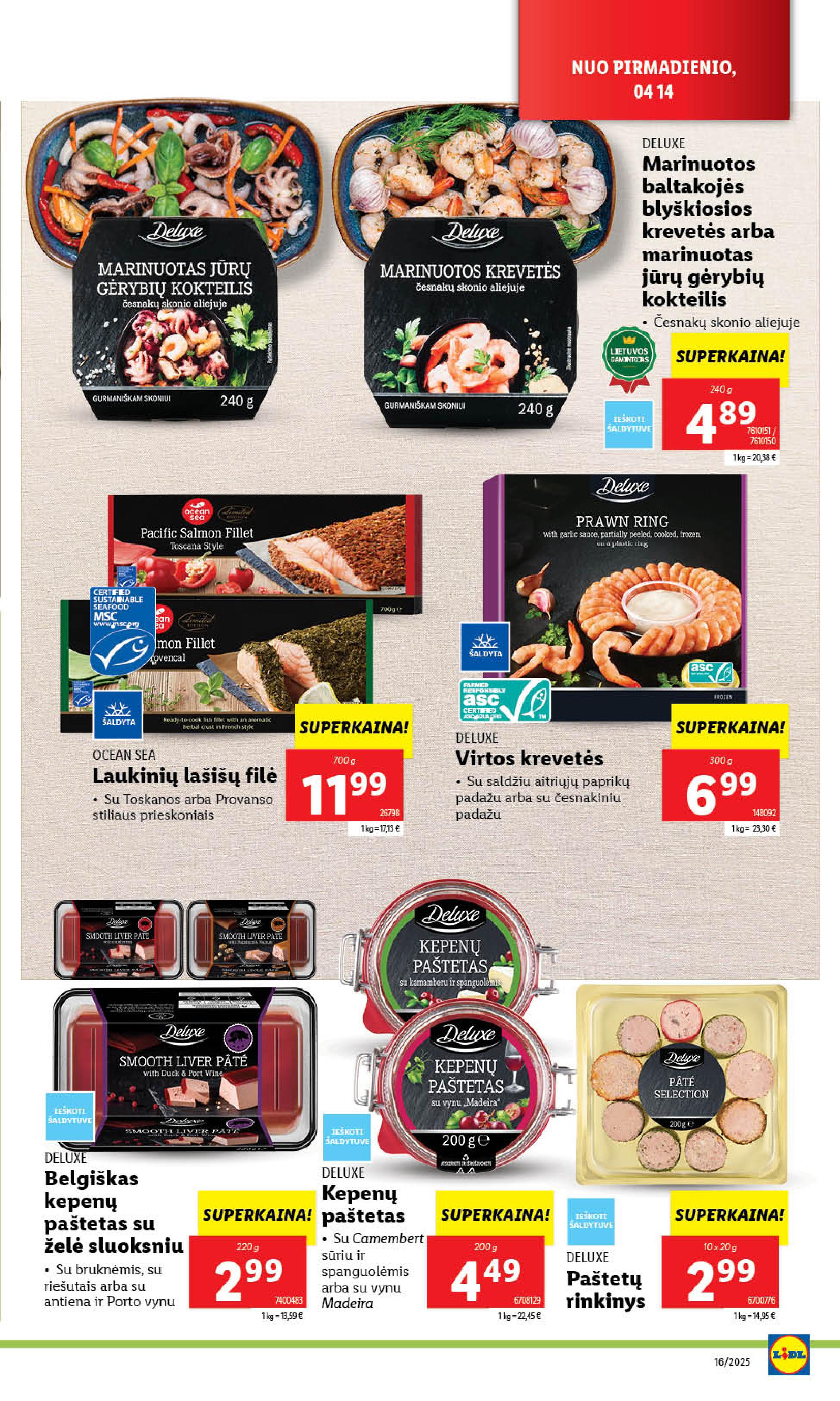 Naujausias LIDL kaininis katalogas 2025.04.14 - 2025.04.19