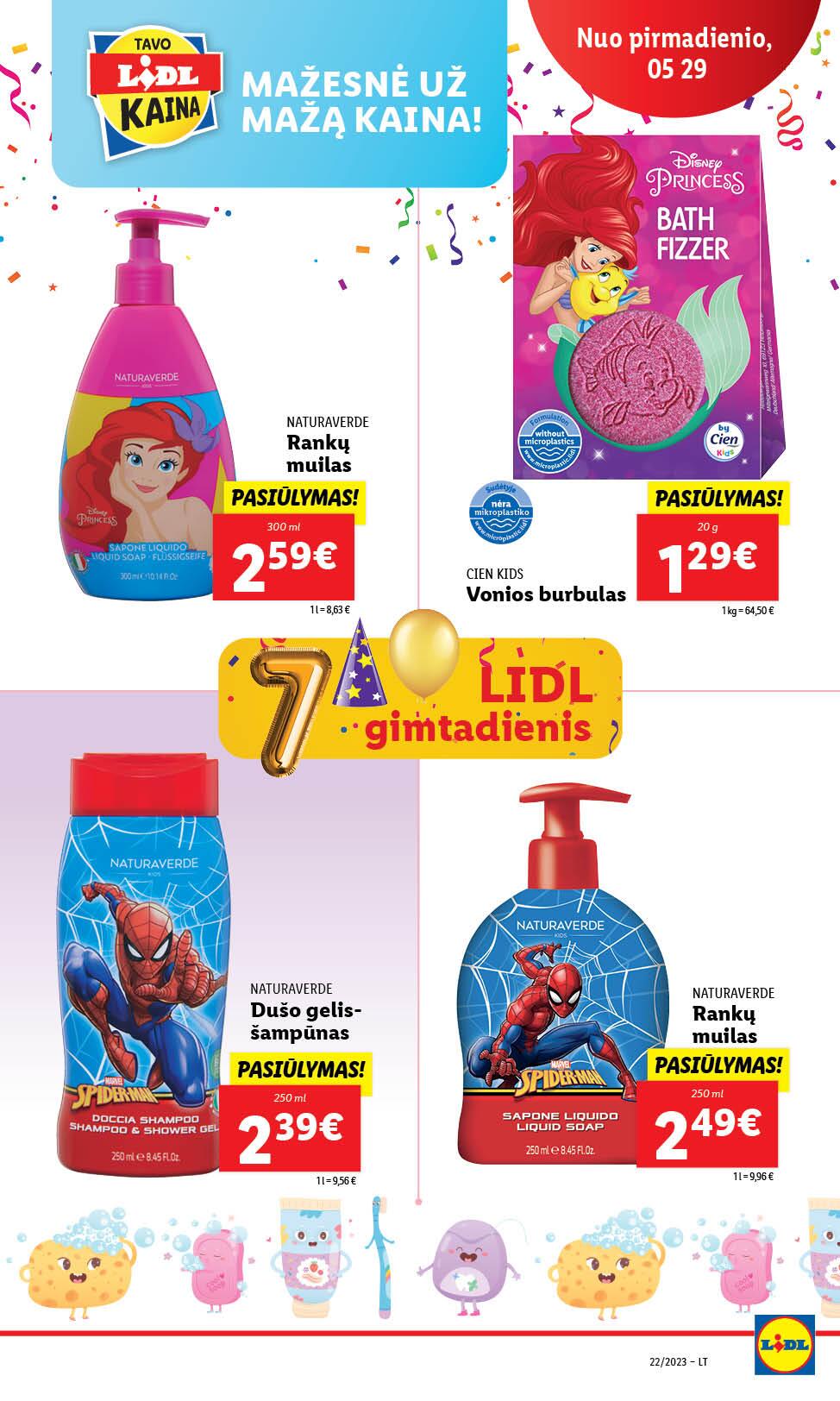 Naujausias LIDL kaininis katalogas 2023.05.29 - 2023.06.04
