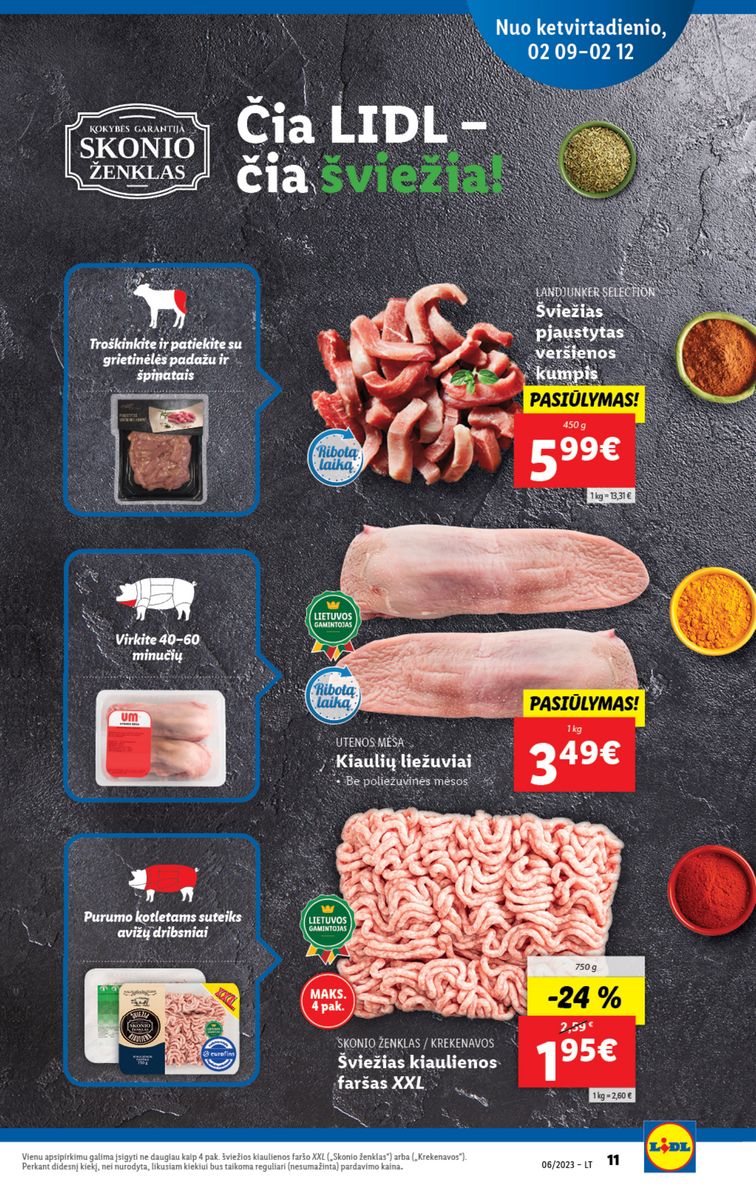 Naujausias LIDL kaininis katalogas 2023.02.06 - 2023.02.12