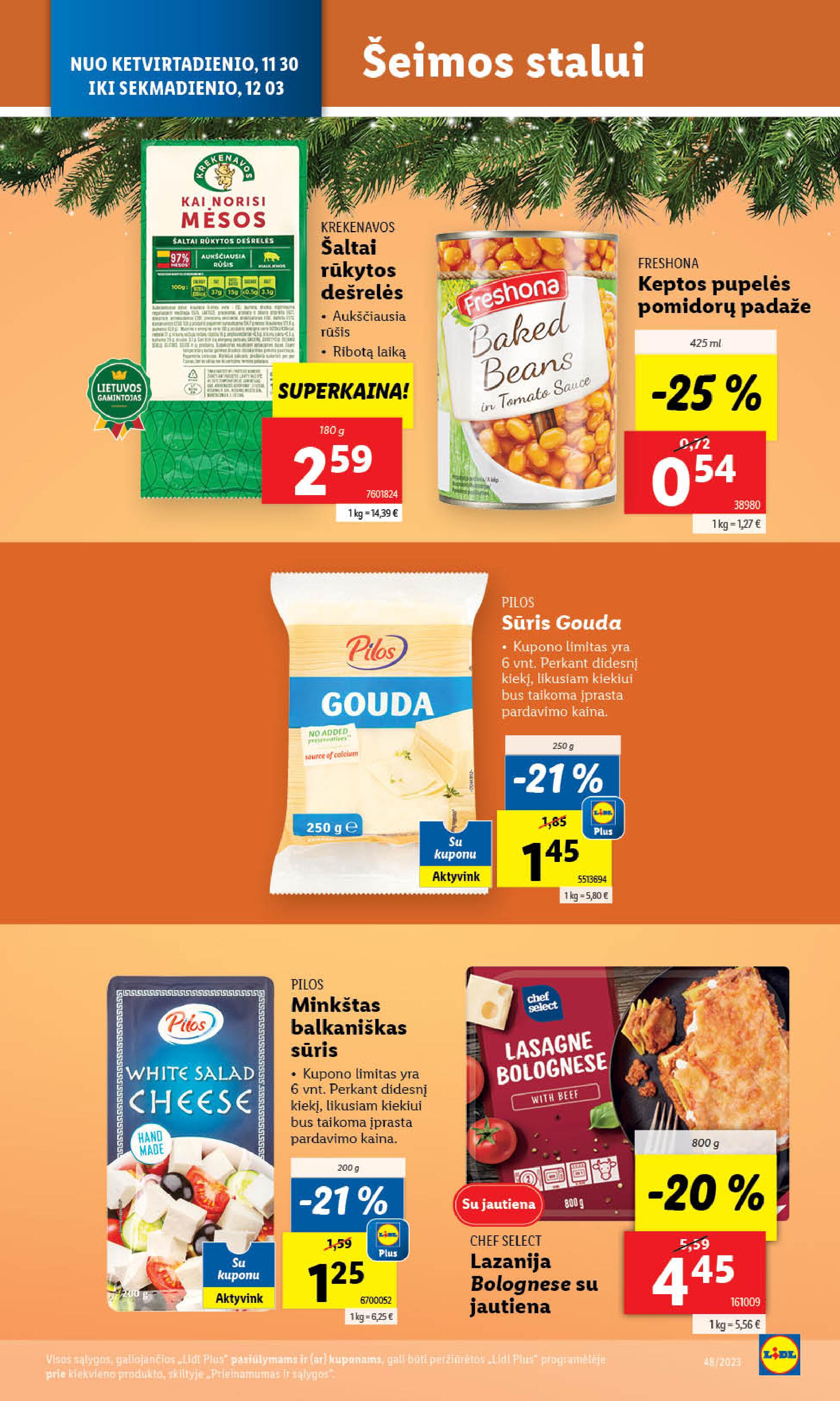 Naujausias LIDL kaininis katalogas 2023.11.27 - 2023.12.03