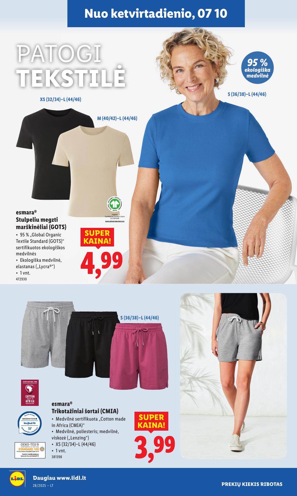 LIDL ne maisto prekių leidinys 2025.07.07 - 2025.07.13