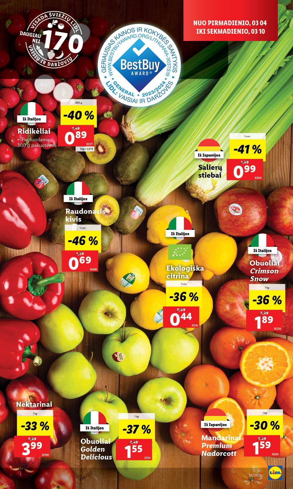 Naujausias LIDL kaininis katalogas 2024.03.04 - 2024.03.10