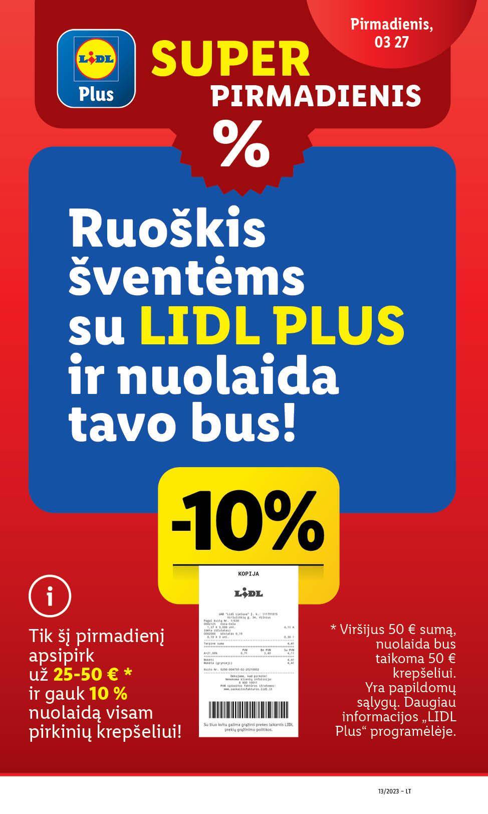 Naujausias LIDL kaininis katalogas 2023.03.16 - 2023.04.02
