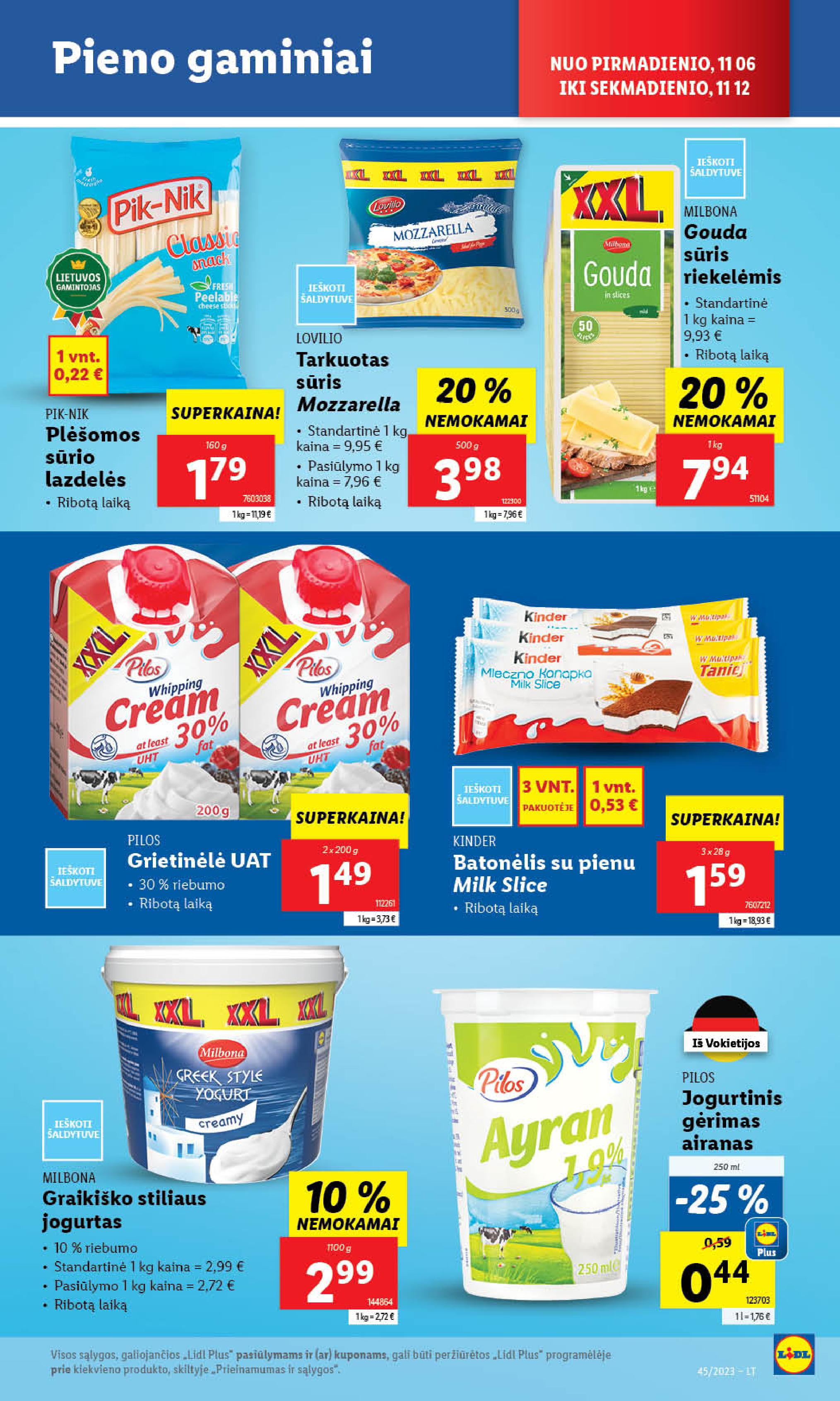 Naujausias LIDL kaininis katalogas 2023.11.06 - 2023.11.12