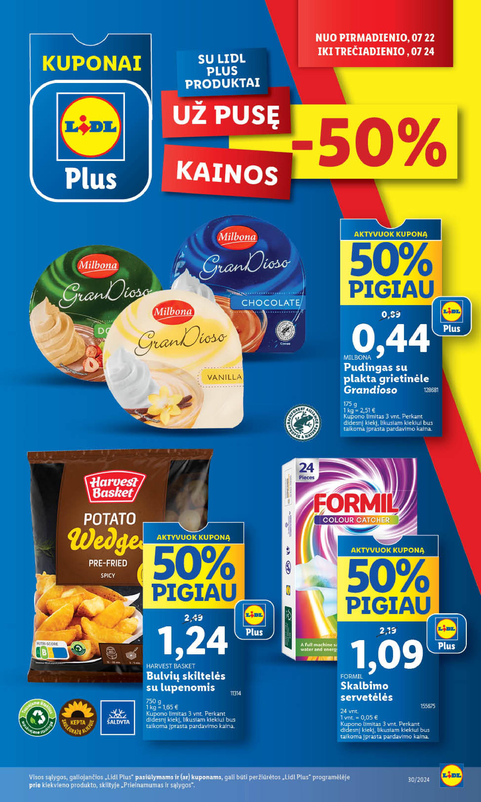Naujausias LIDL kaininis katalogas 2024.07.22 - 2024.07.28