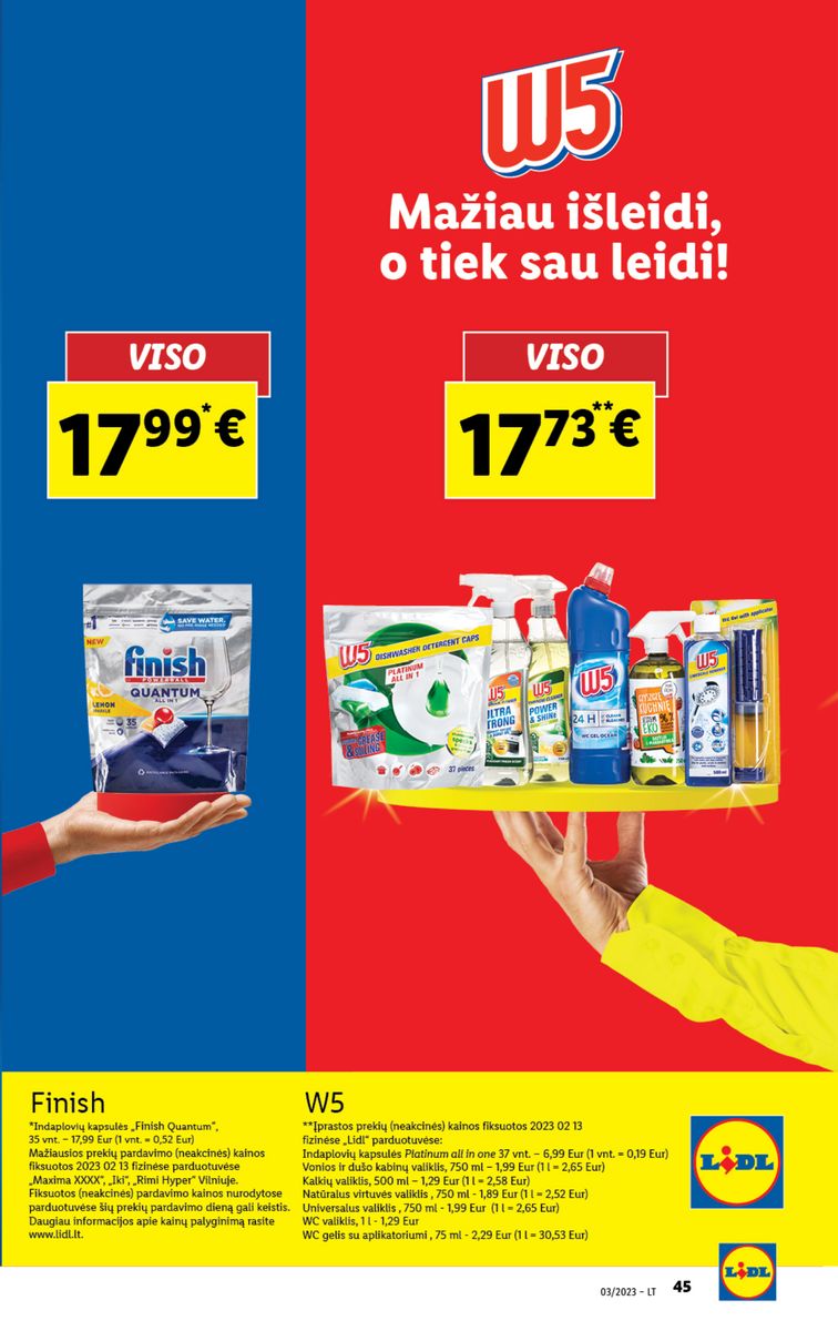 Naujausias LIDL kaininis katalogas 2023.02.20 - 2023.02.26