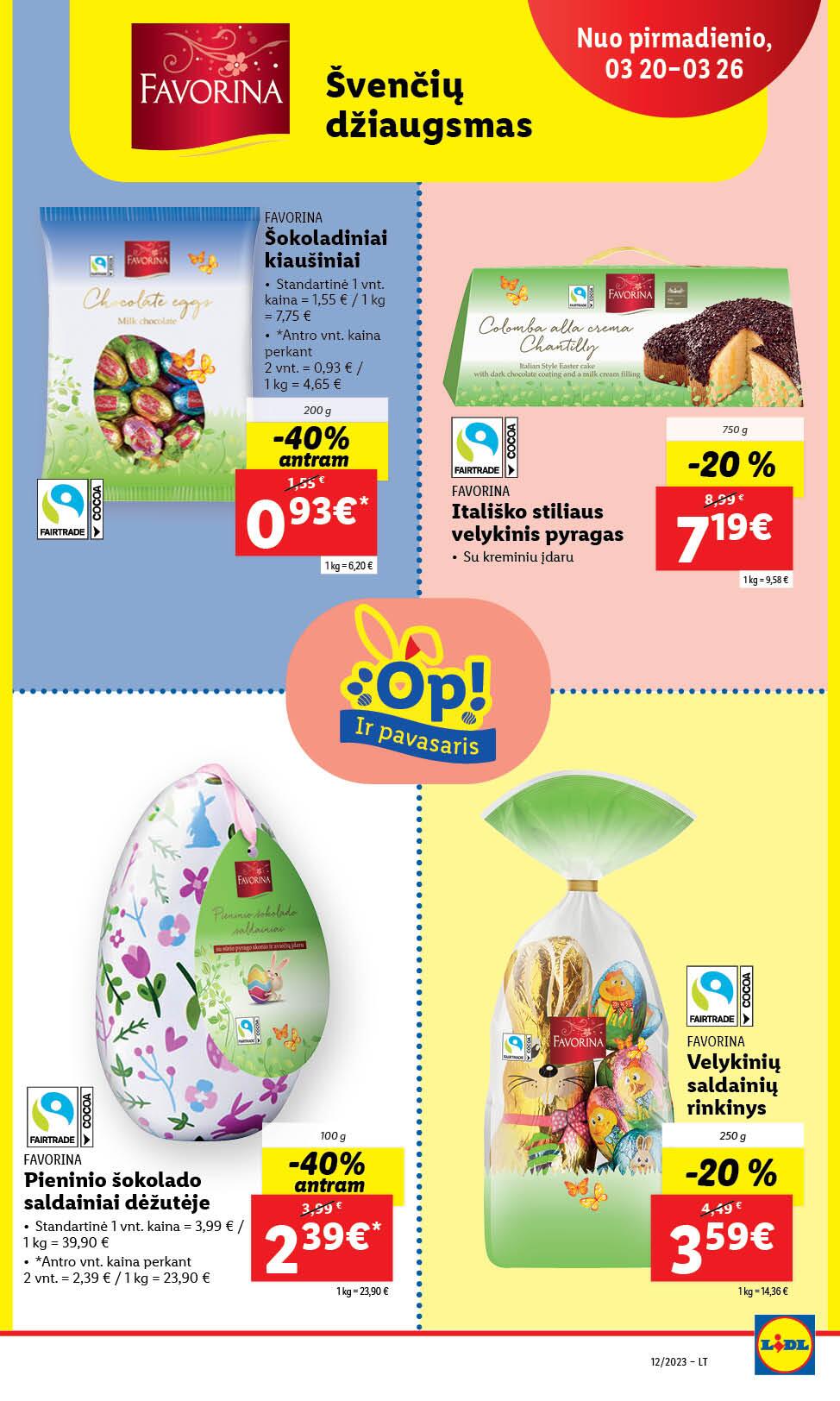 Naujausias LIDL kaininis katalogas 2023.03.20 - 2023.03.26