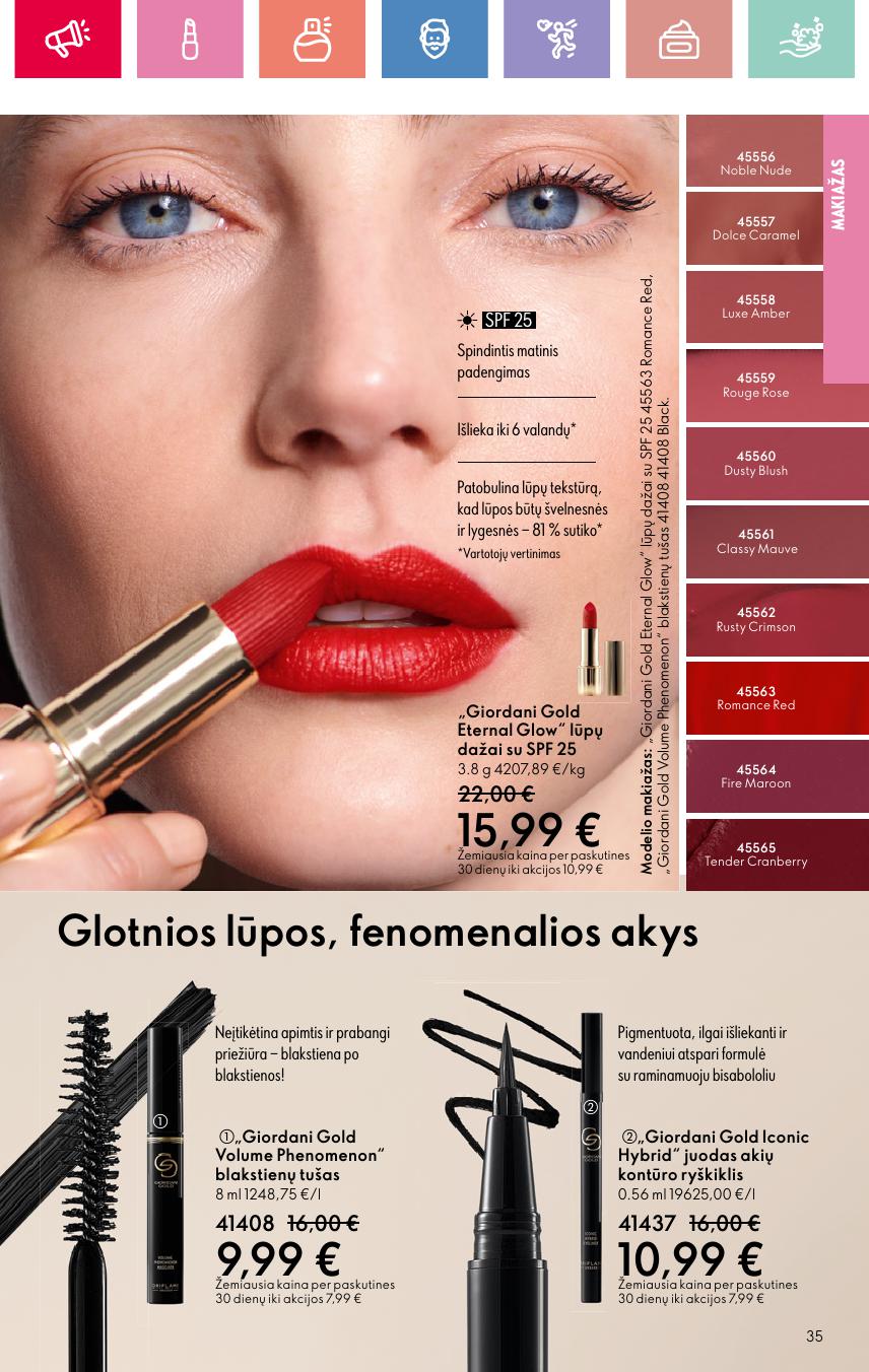 ORIFLAME katalogas galioja 2025.05.11 - 2025.05.31