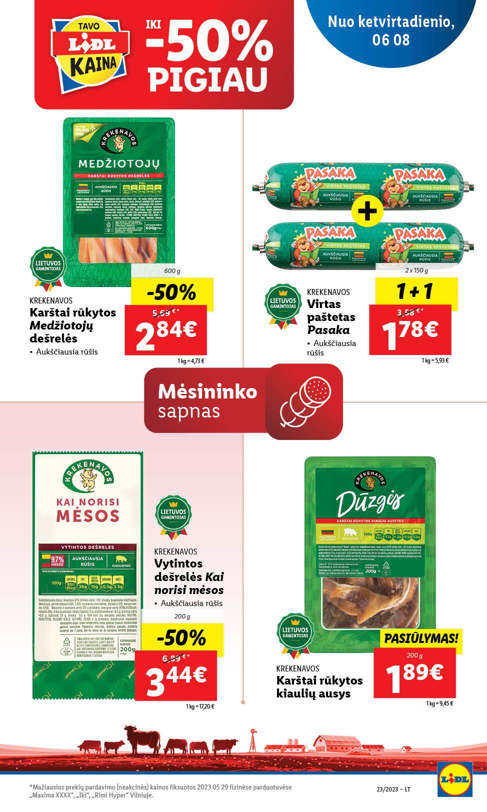 Naujausias LIDL kaininis katalogas 2023.06.05 - 2023.06.11