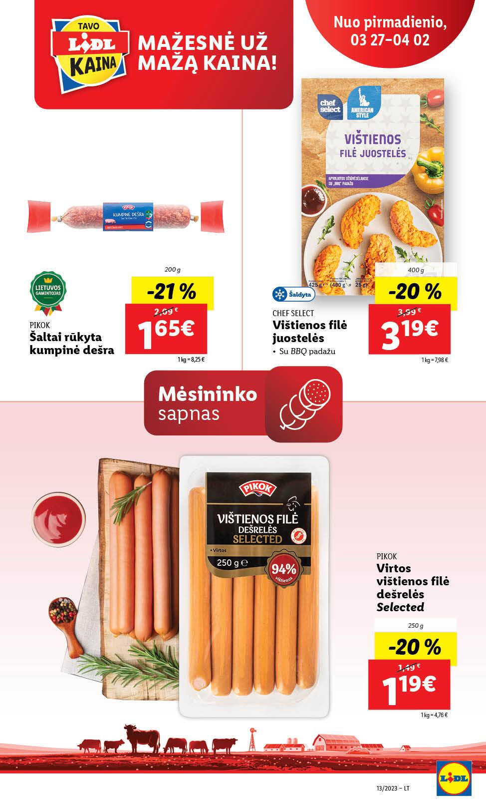 Naujausias LIDL kaininis katalogas 2023.03.16 - 2023.04.02