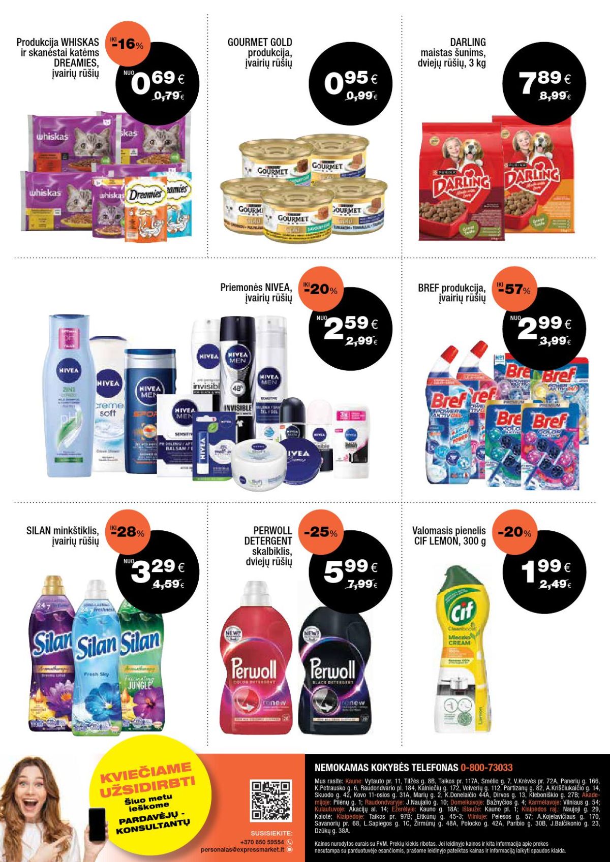 EXPRESS MARKET akcijų ir nuolaidų leidinys nuo 2026.08.23 iki 2026.09.12