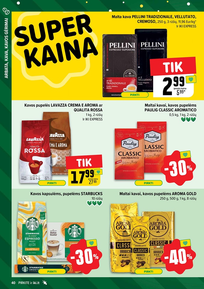 Naujausias IKI kaininis katalogas 2024.12.30 - 2025.01.05