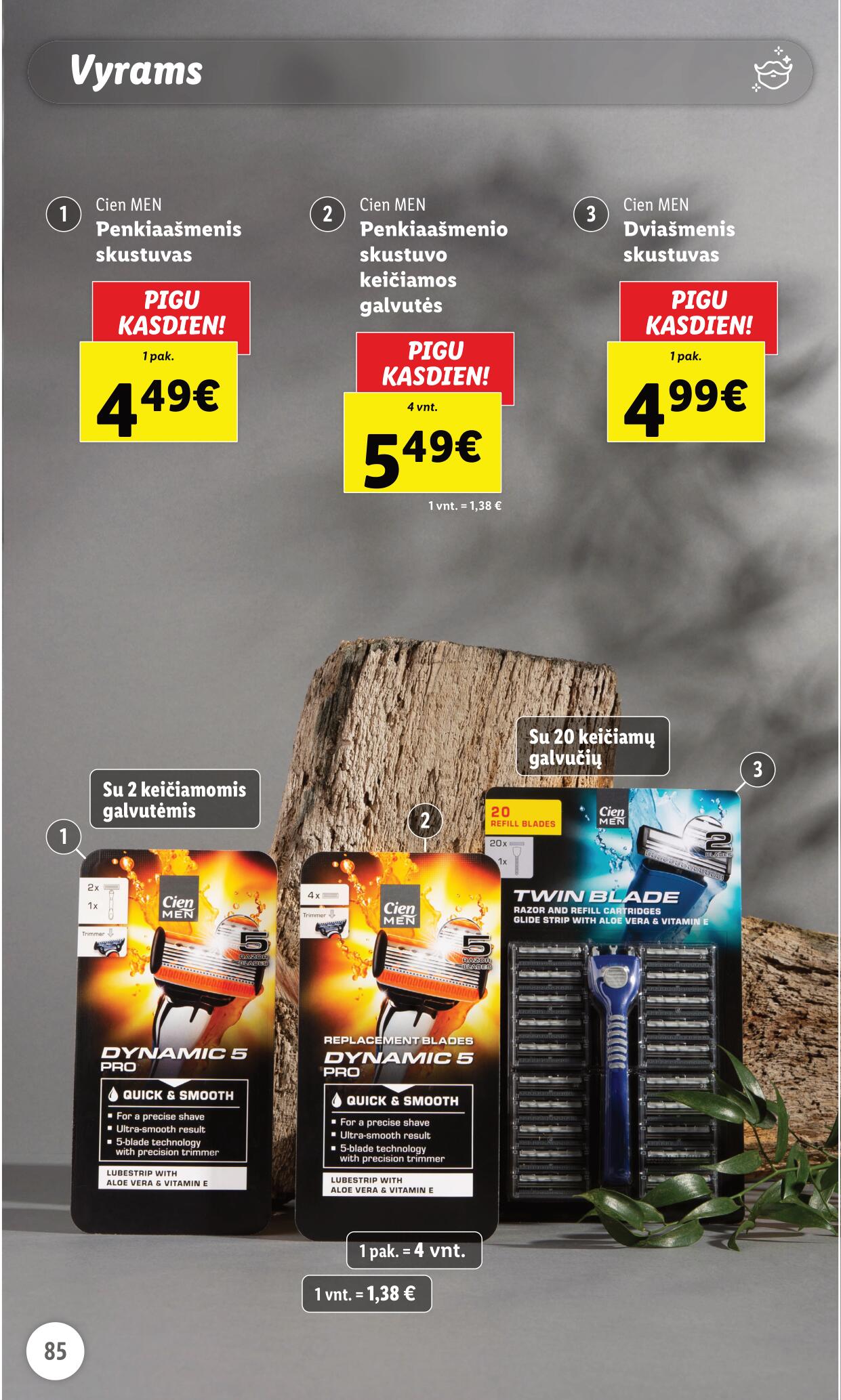 LIDL prekių katalogas "Grožio festivalis" galioja nuo 2023.05.01
