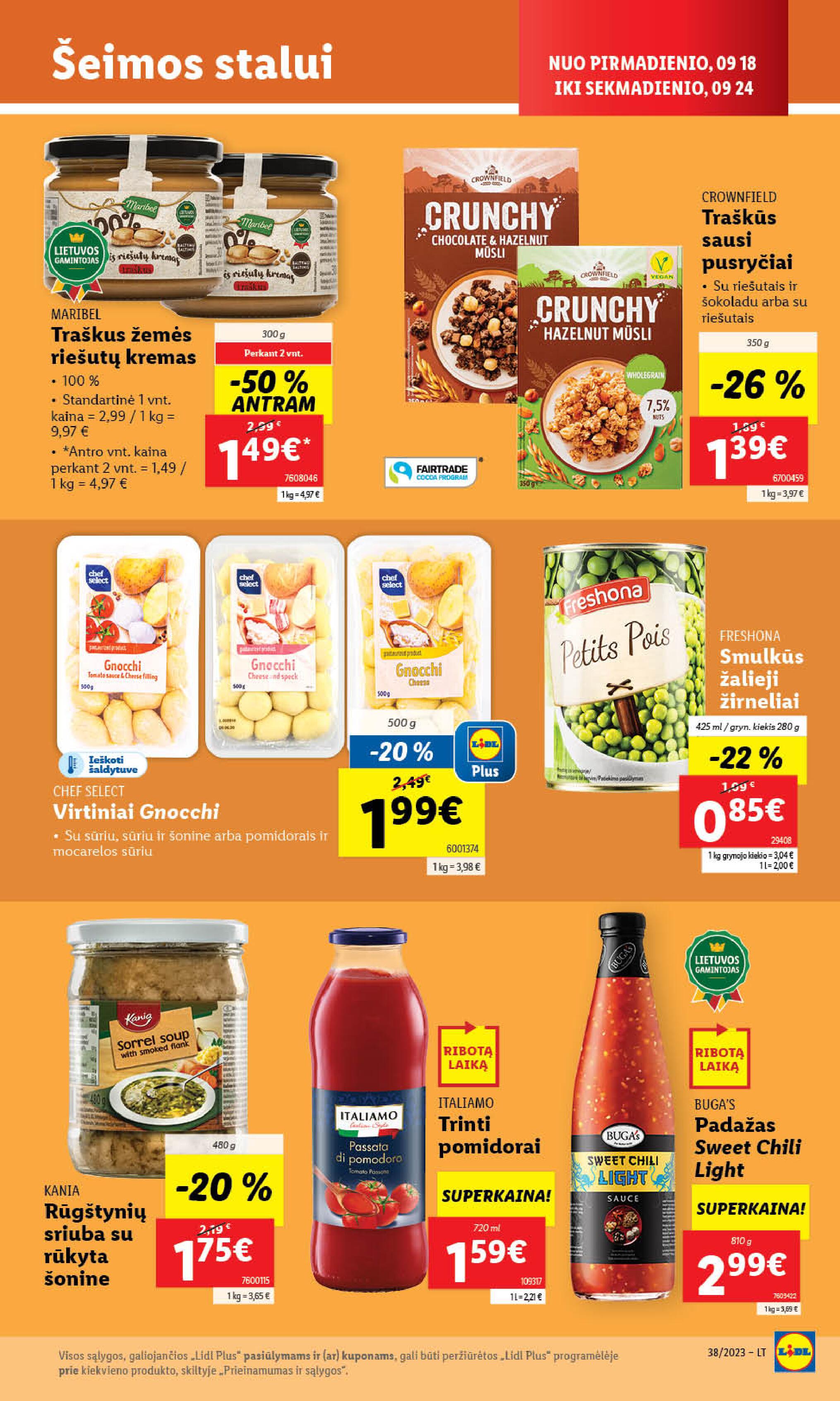 Naujausias LIDL kaininis katalogas 2023.09.18 - 2023.09.24